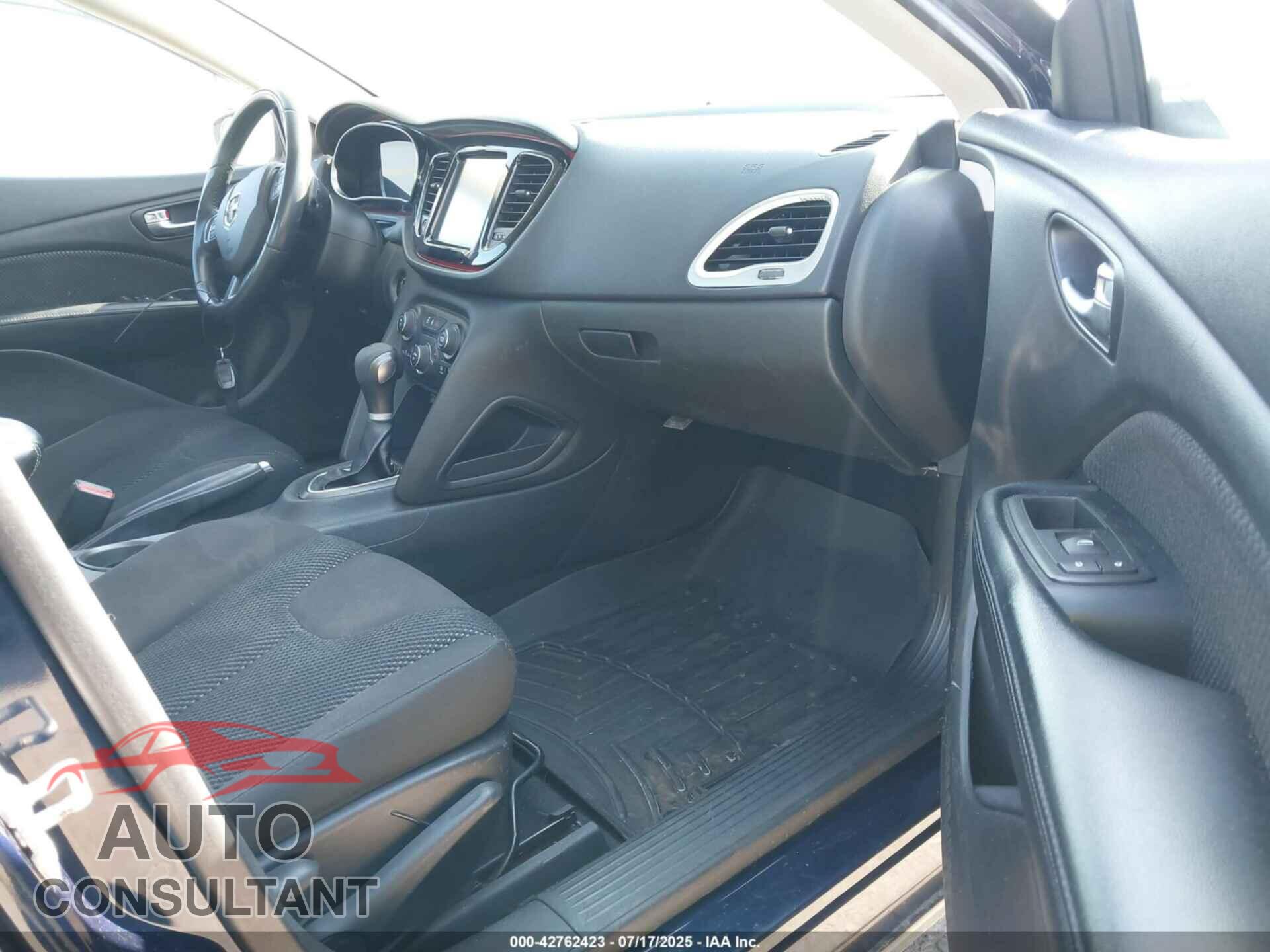 DODGE DART 2015 - 1C3CDFDH9FD182534