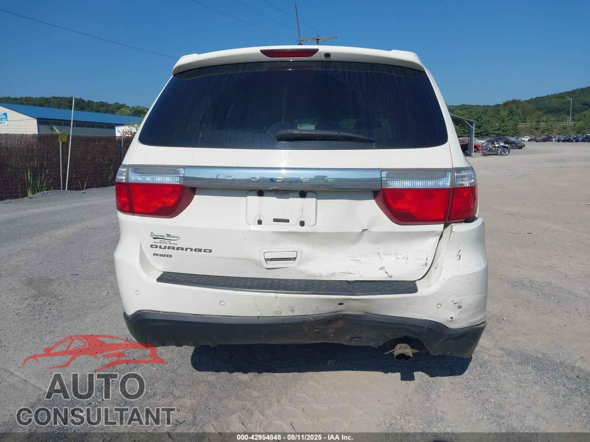 DODGE DURANGO 2011 - 1D4RE2GG4BC733938