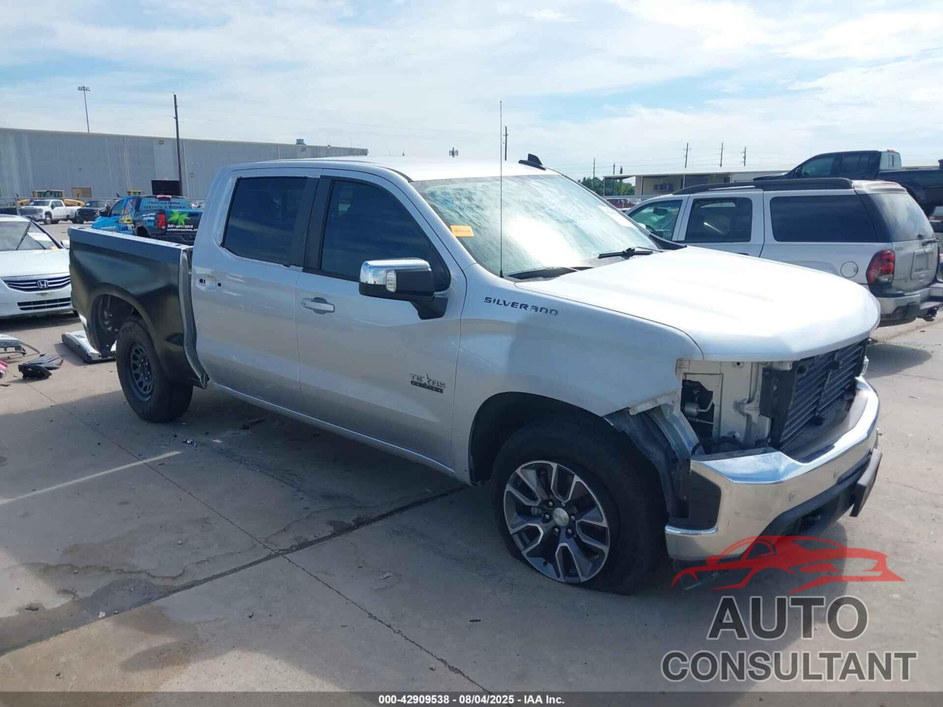 CHEVROLET SILVERADO 1500 2021 - 3GCPWCED8MG309095