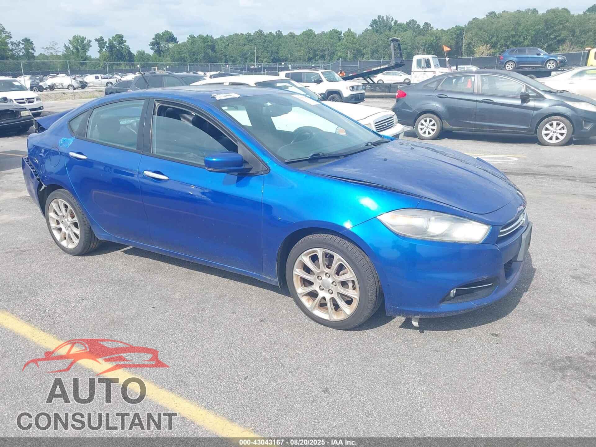 DODGE DART 2013 - 1C3CDFCA3DD334602