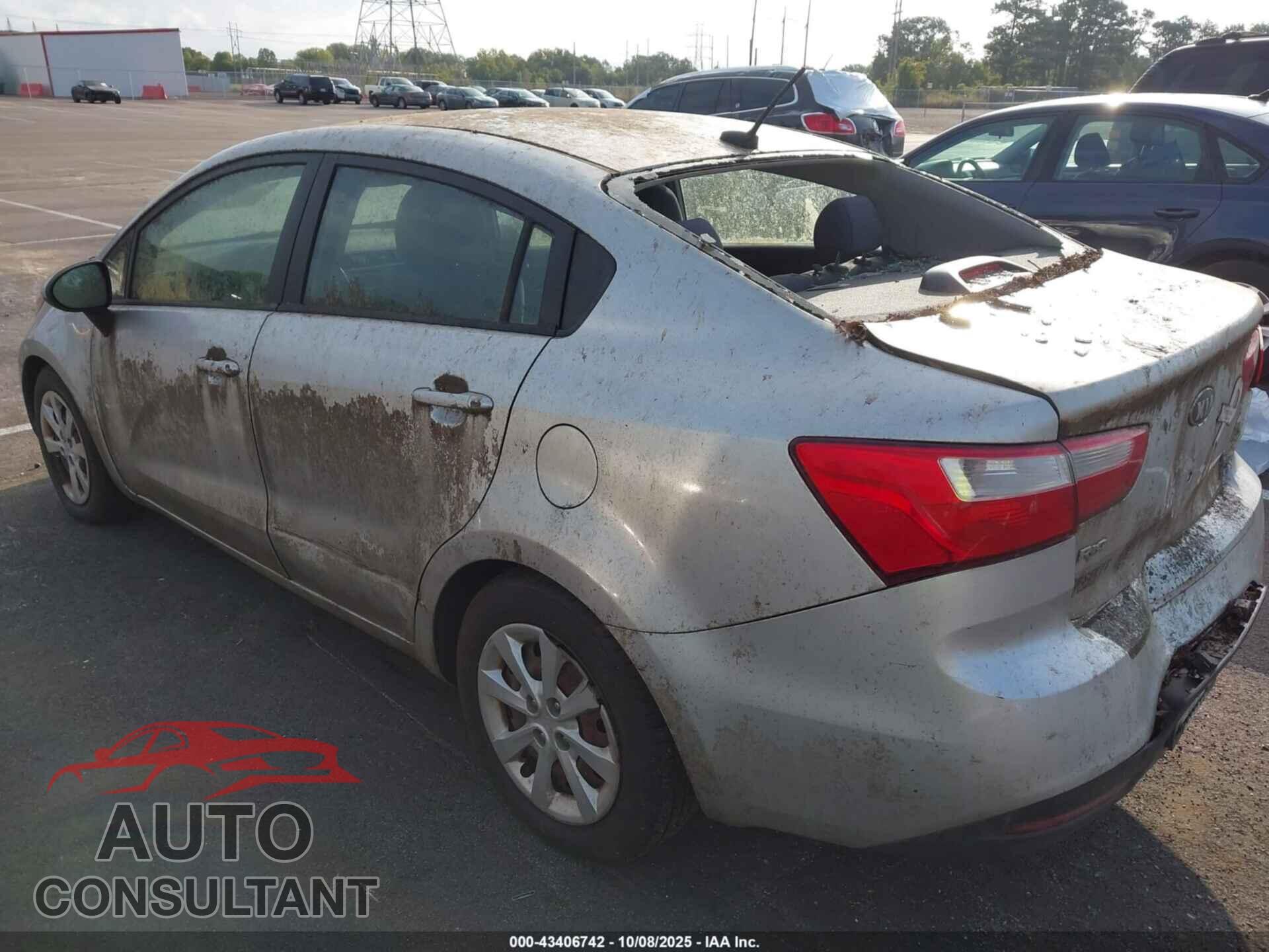 KIA RIO 2013 - KNADM4A35D6221681