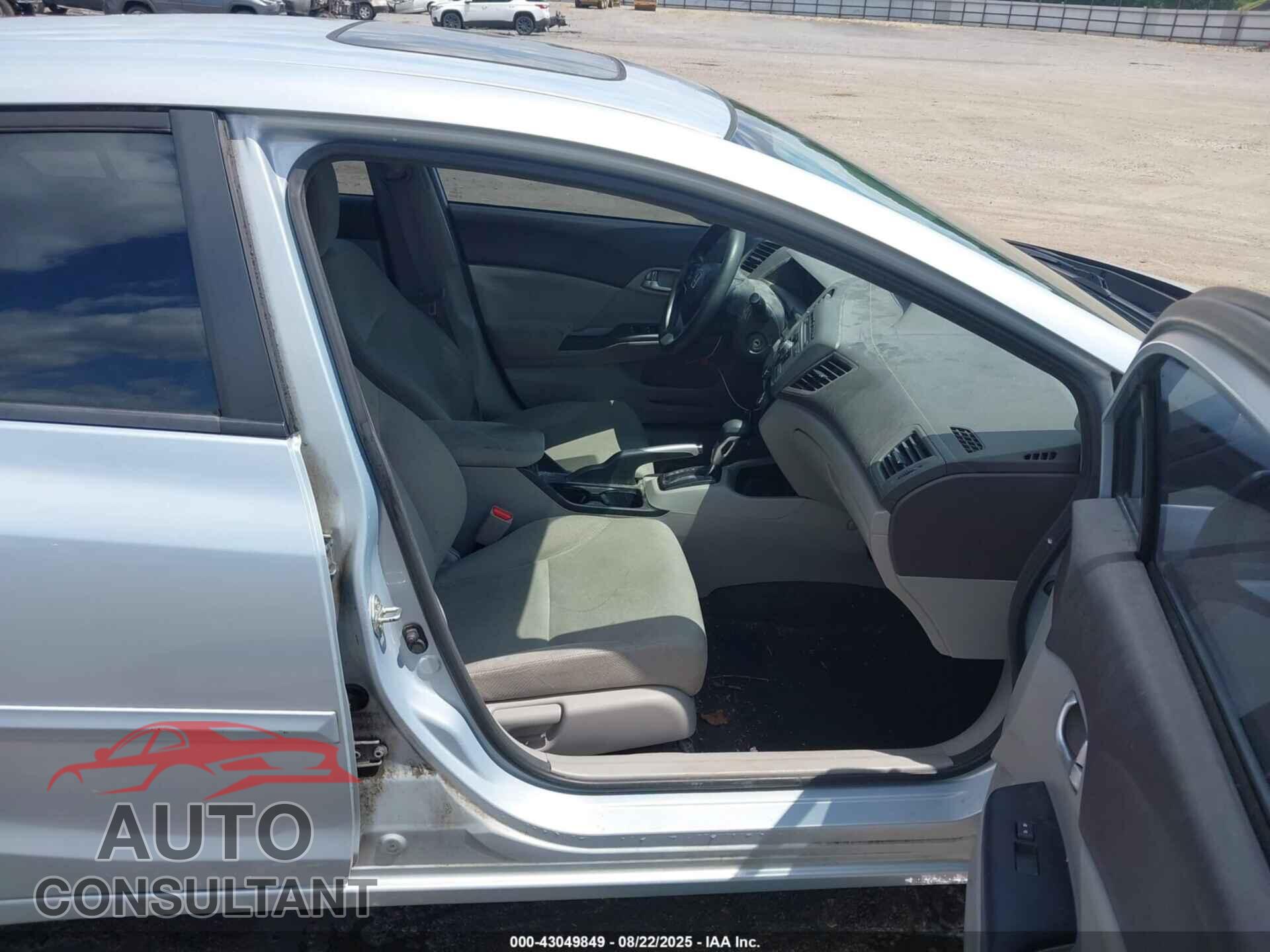 HONDA CIVIC 2012 - 19XFB2F85CE027767