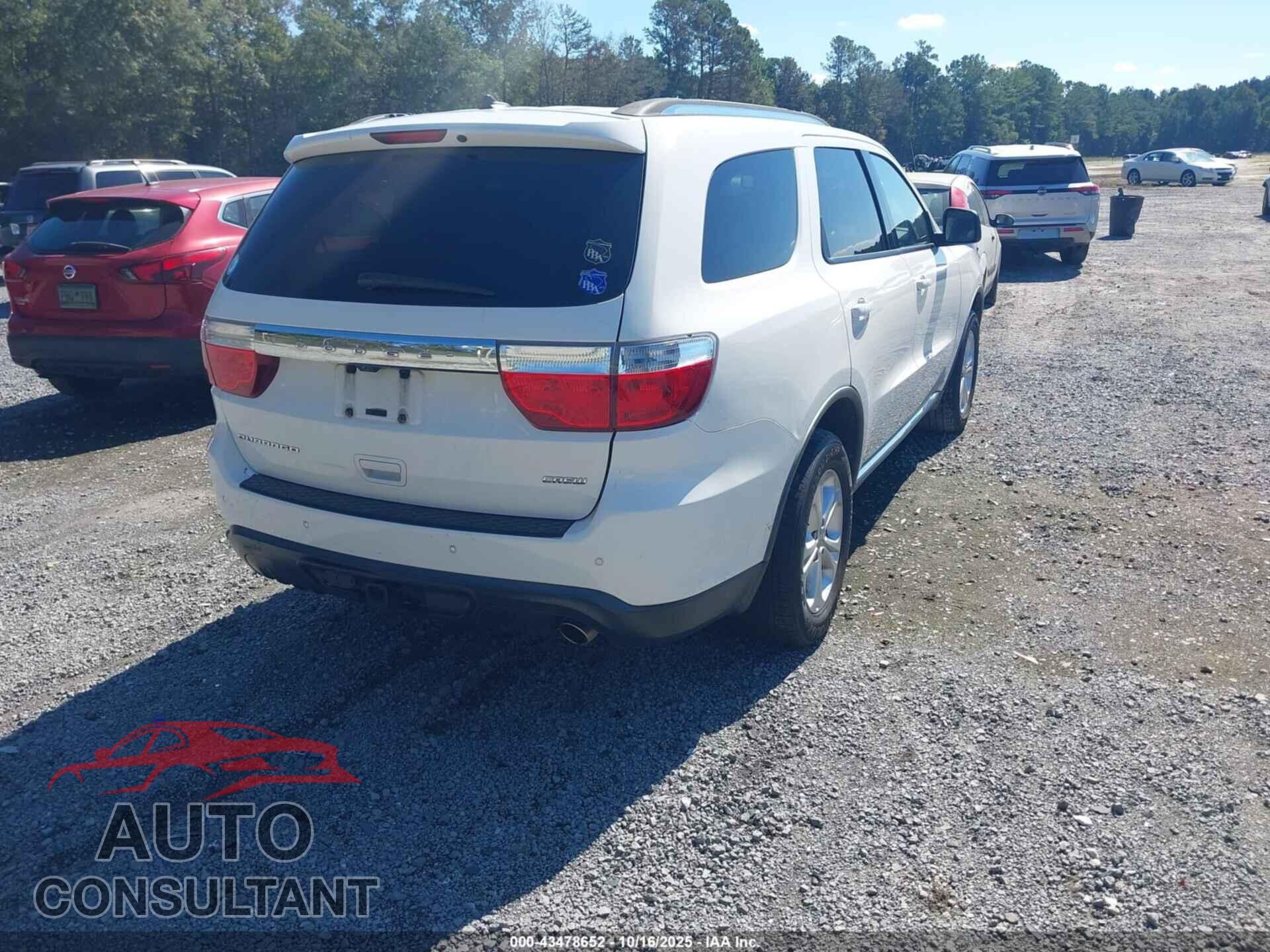 DODGE DURANGO 2012 - 1C4RDHDG1CC182778