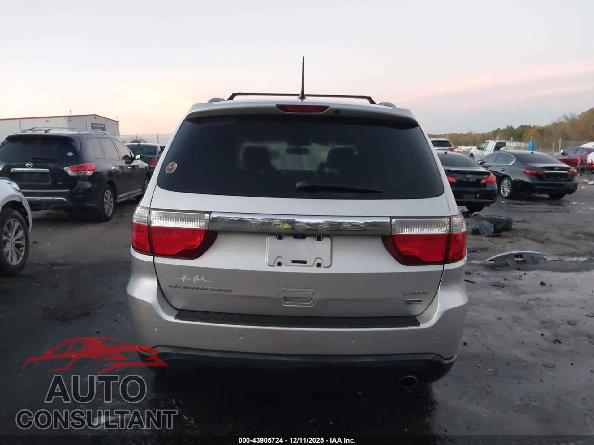 DODGE DURANGO 2012 - 1C4RDHDG6CC285629