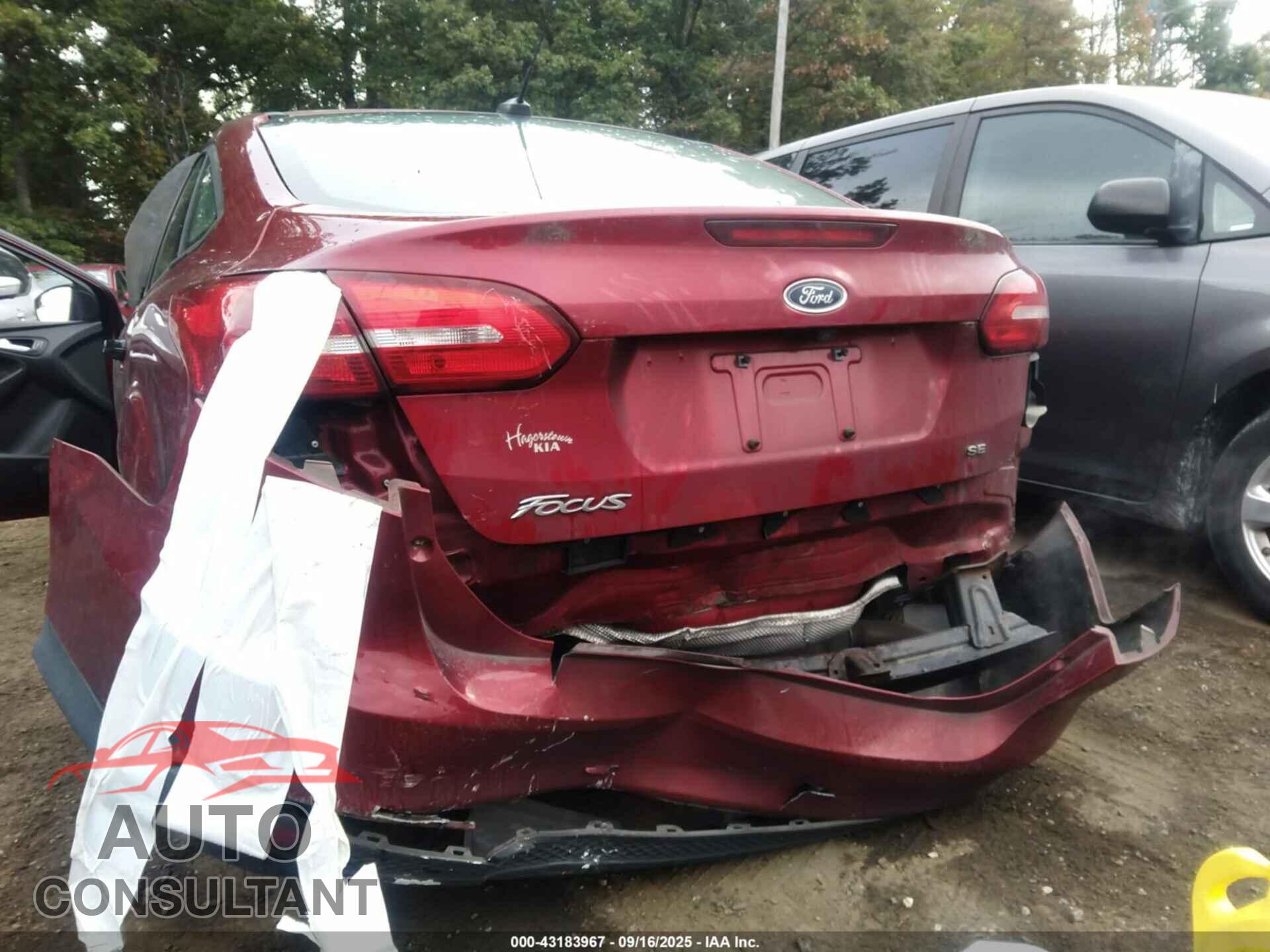 FORD FOCUS 2017 - 1FADP3F26HL281132