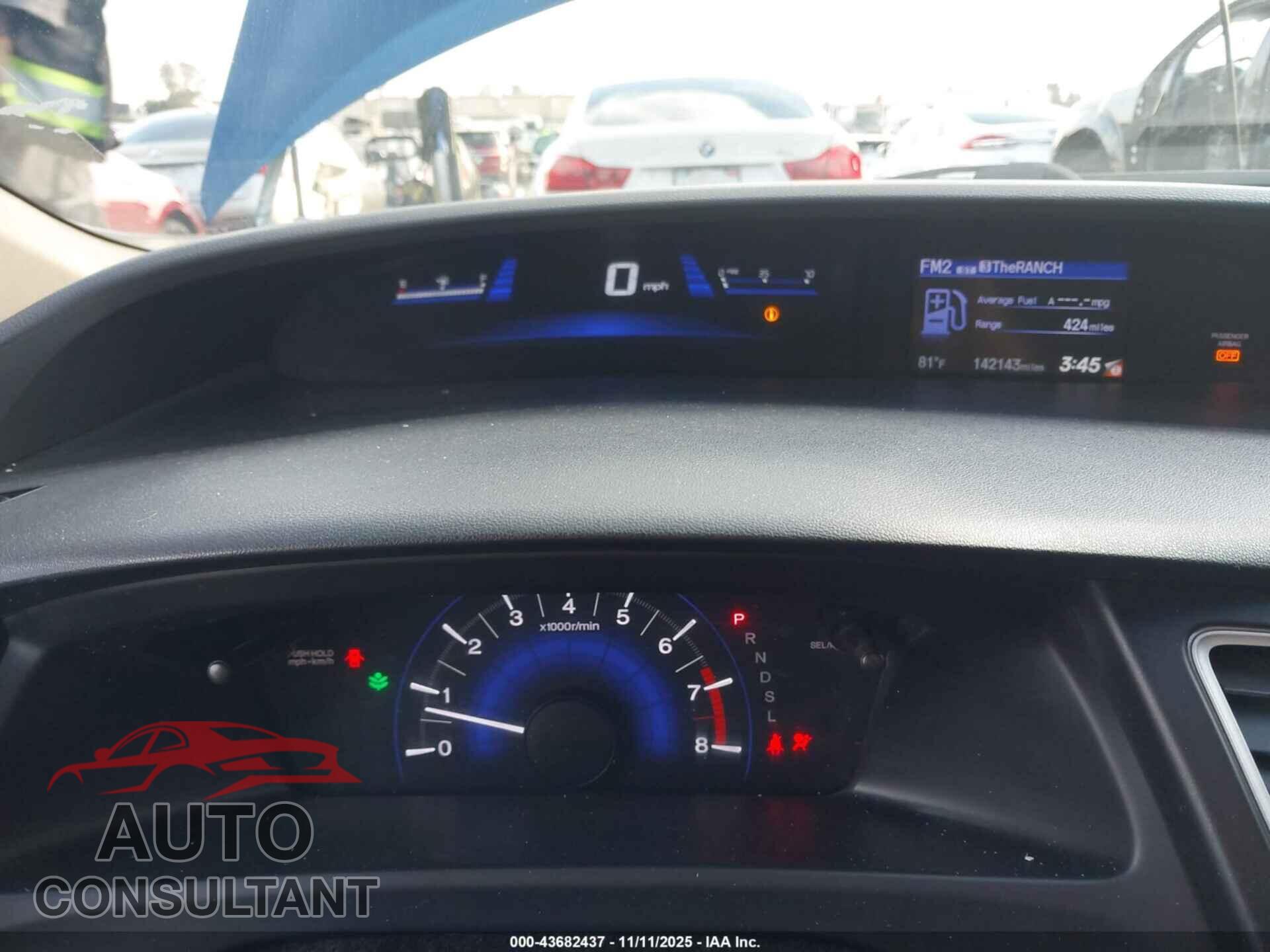 HONDA CIVIC 2014 - 19XFB2F53EE266713