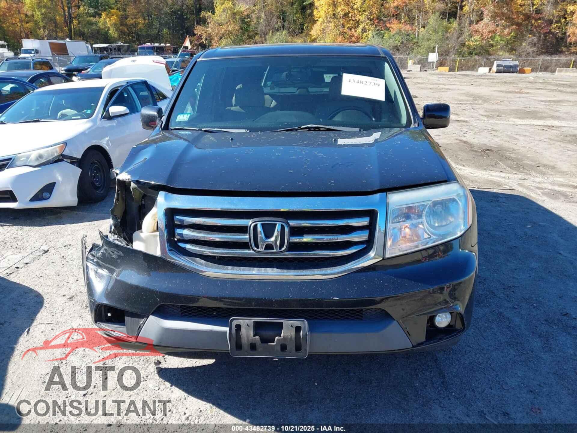 HONDA PILOT 2013 - 5FNYF4H67DB059314