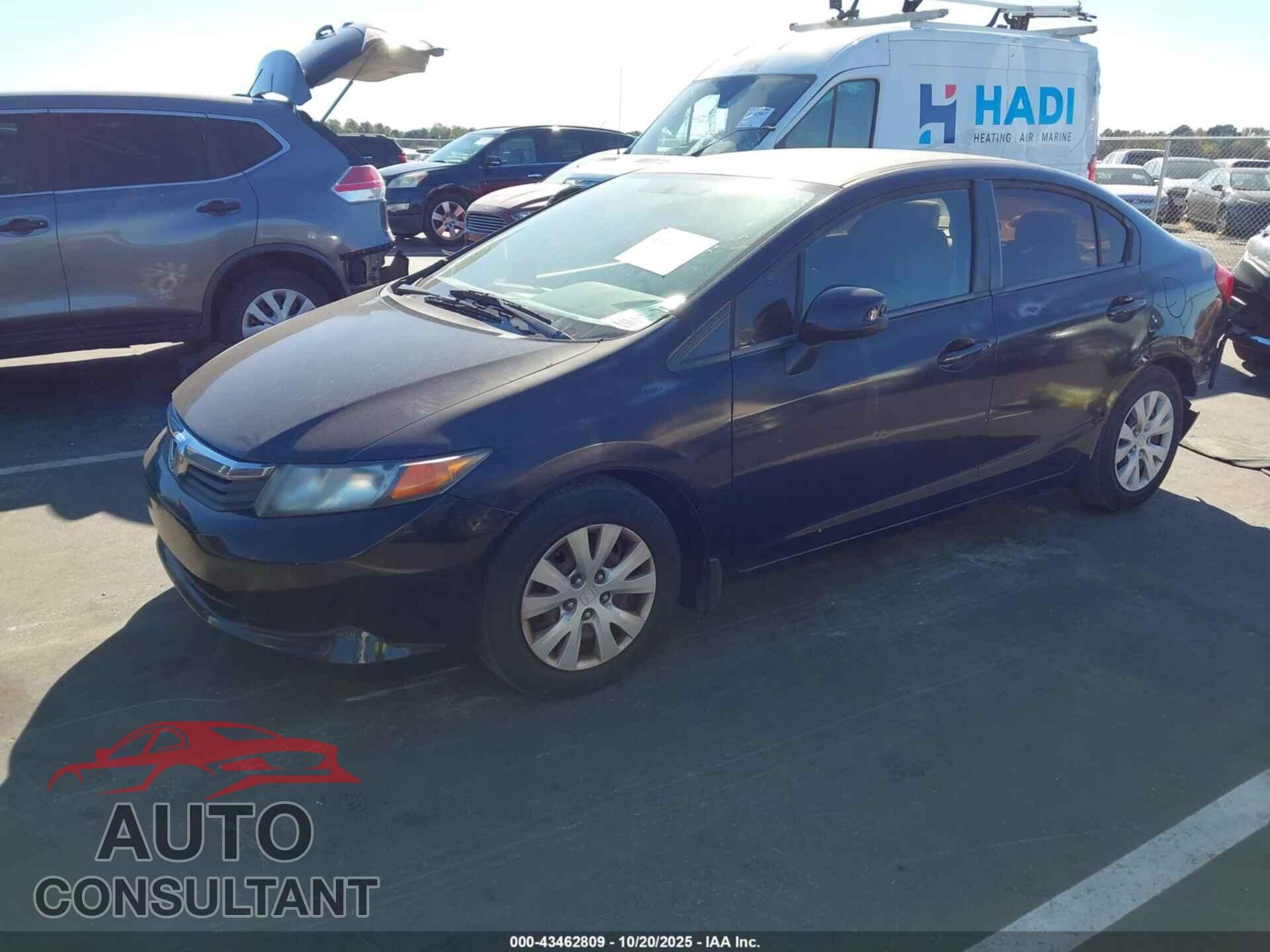 HONDA CIVIC 2012 - 2HGFB2F50CH524821