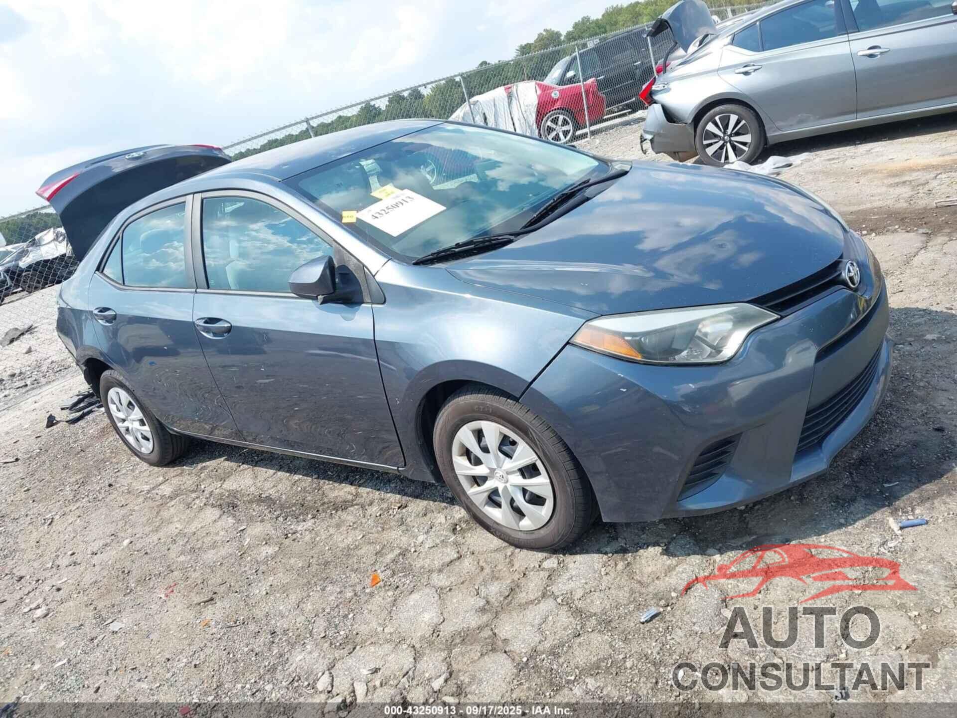 TOYOTA COROLLA 2016 - 5YFBURHE5GP381958