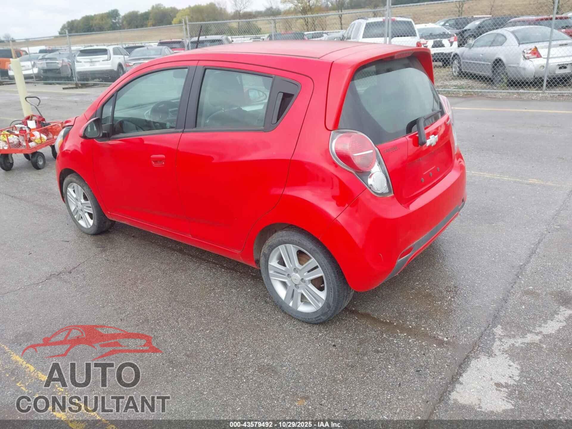 CHEVROLET SPARK 2013 - KL8CD6S91DC502559