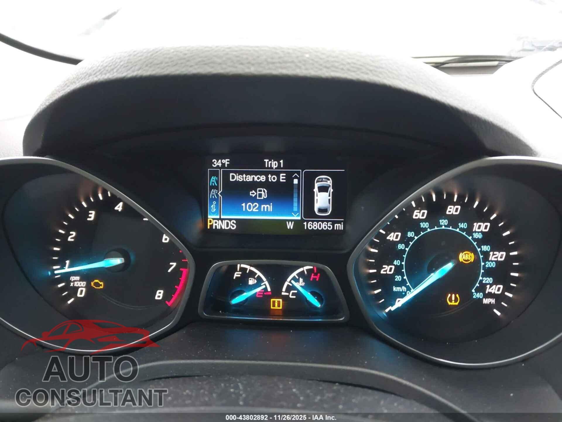 FORD ESCAPE 2015 - 1FMCU0J94FUB00176