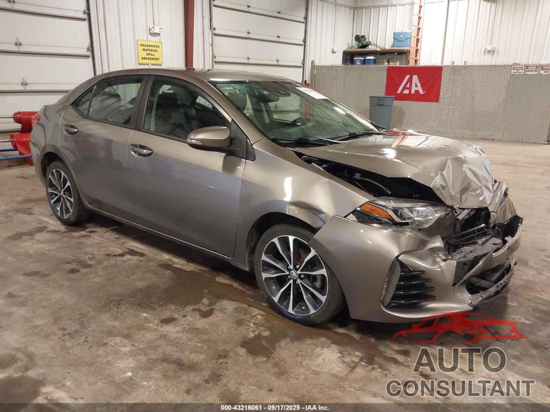 TOYOTA COROLLA 2019 - 2T1BURHE2KC136012