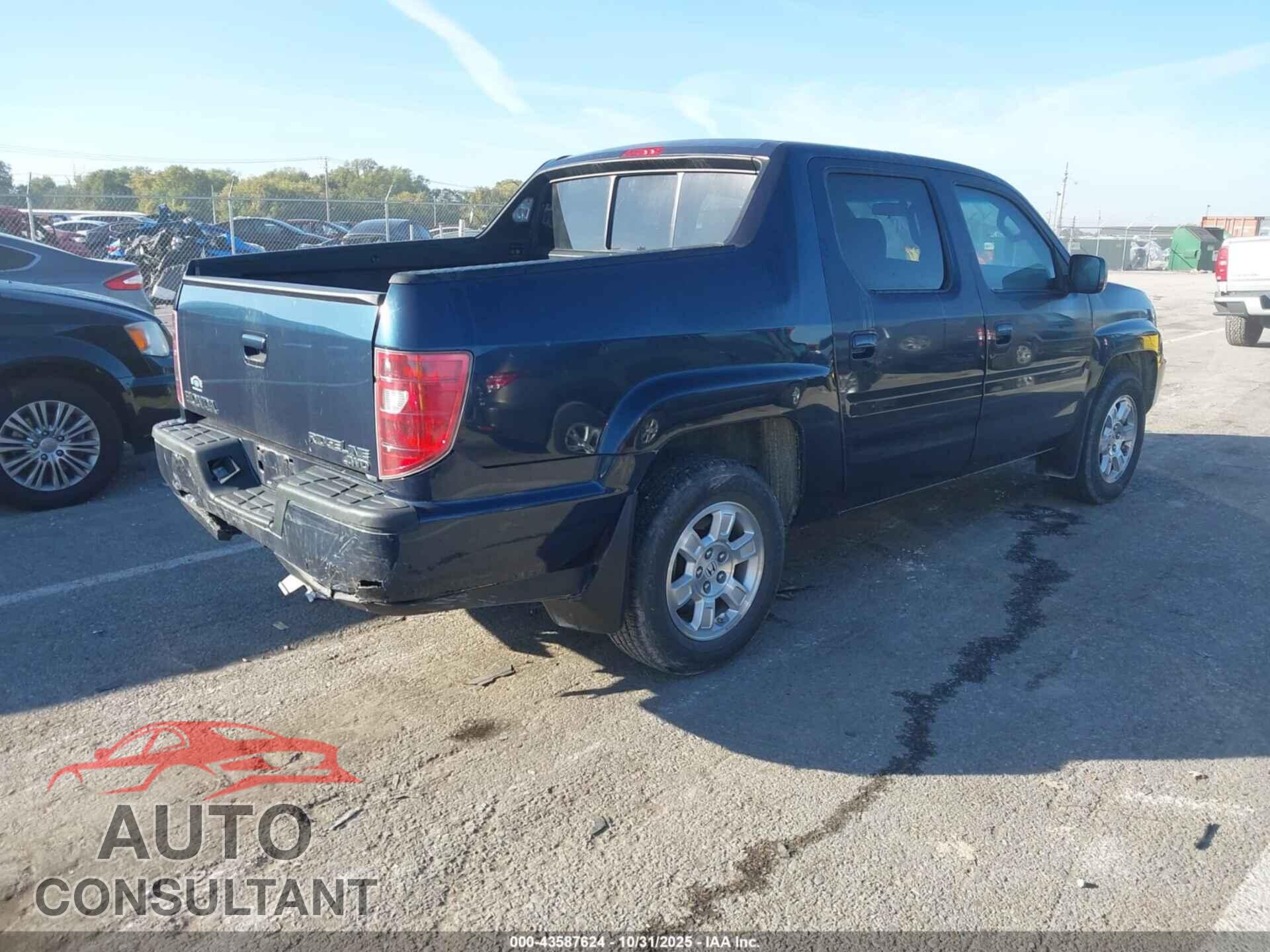 HONDA RIDGELINE 2009 - 5FPYK16479B109672