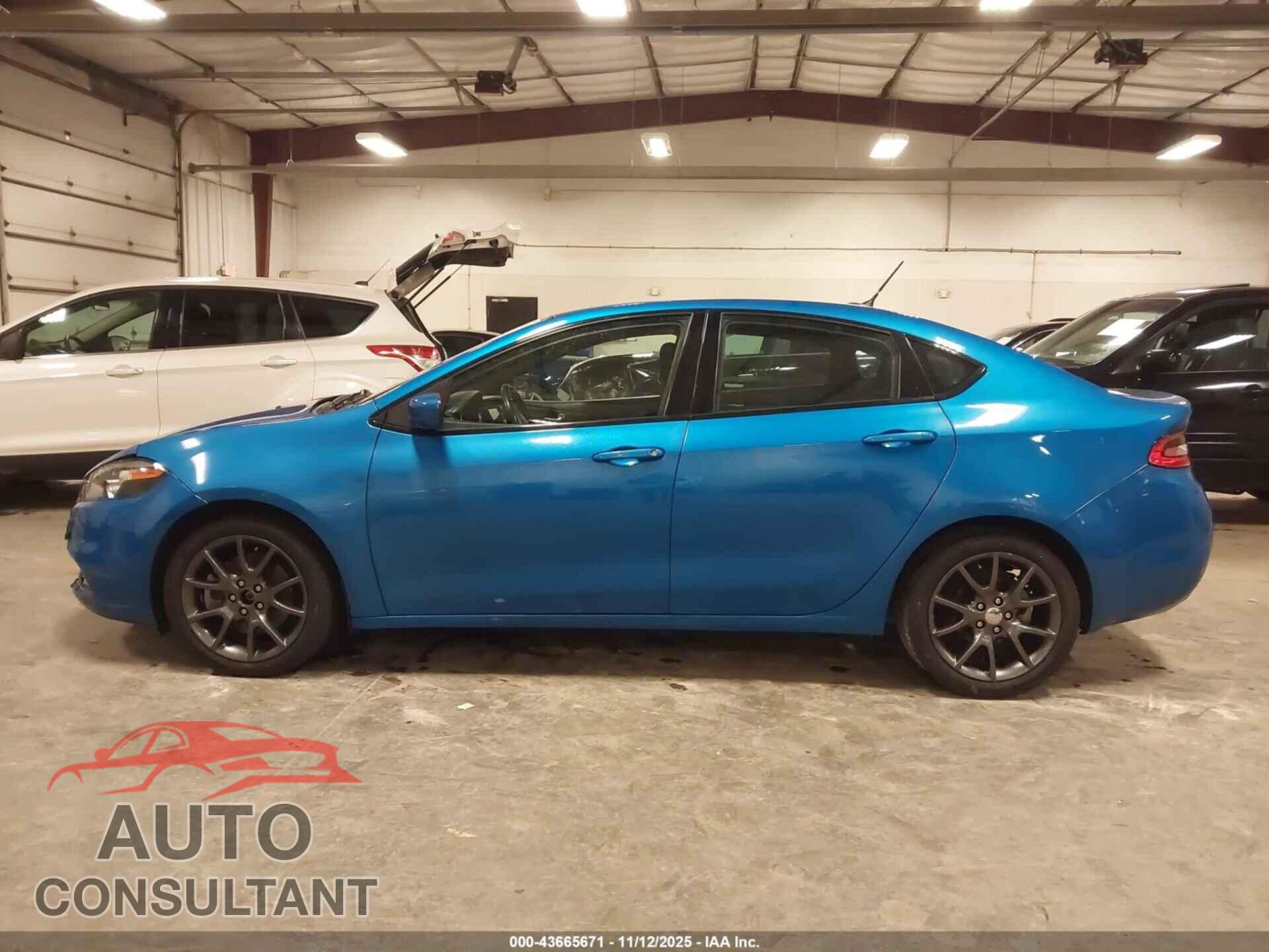 DODGE DART 2015 - 1C3CDFBB4FD331396