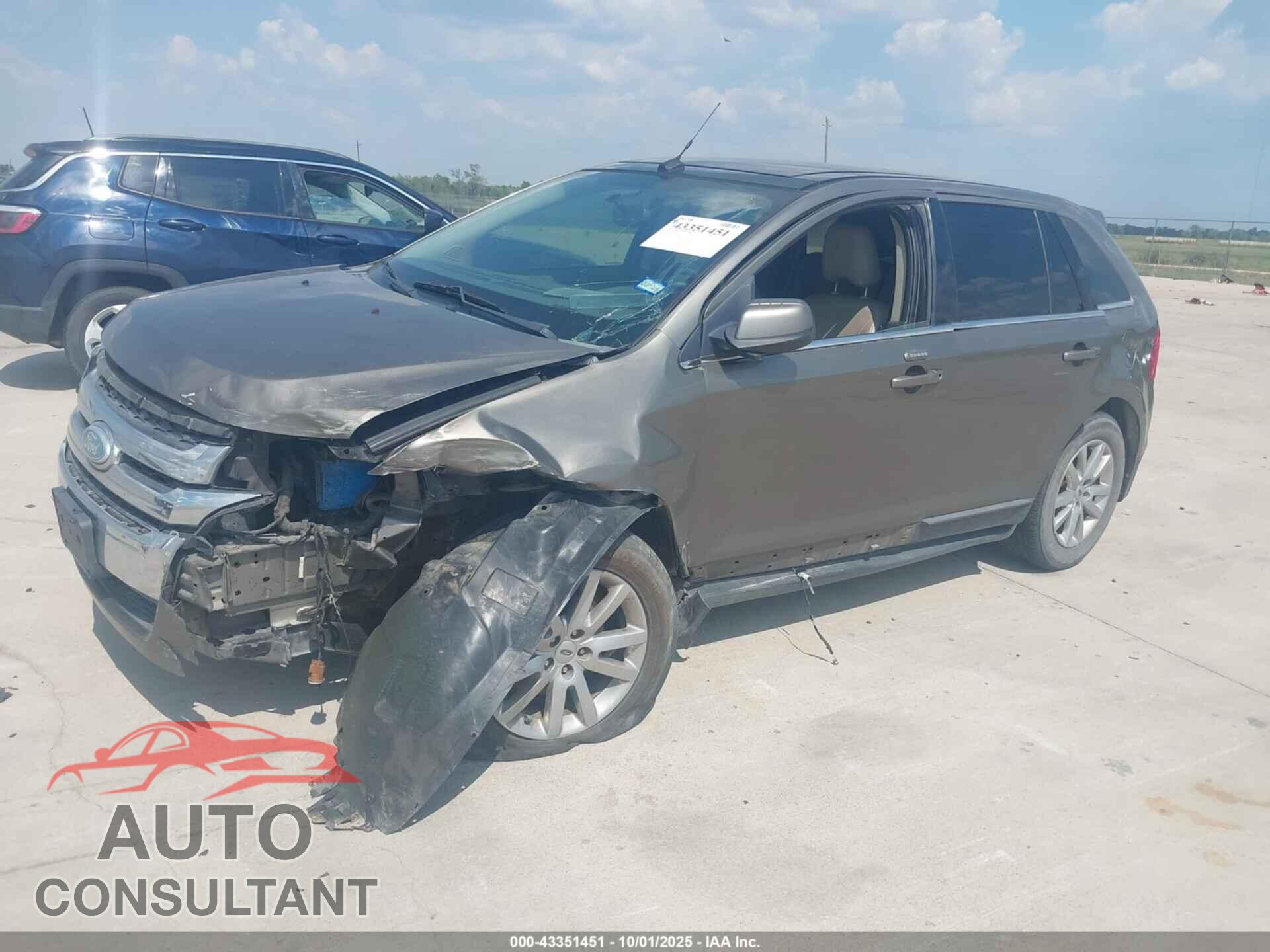 FORD EDGE 2012 - 2FMDK3K99CBA26801
