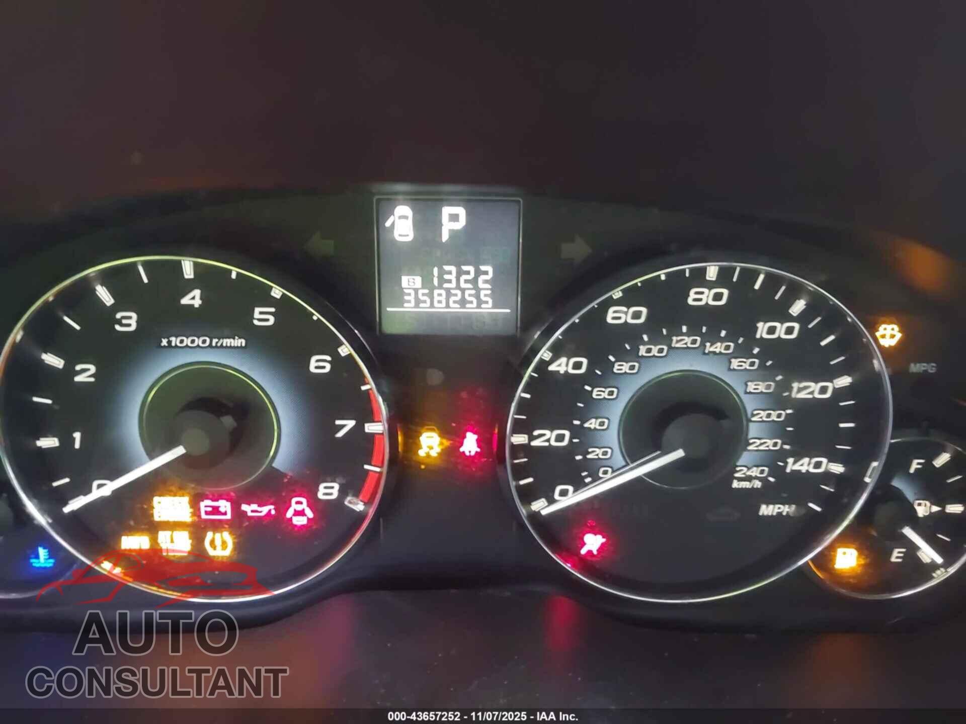 SUBARU OUTBACK 2010 - 4S4BRCCC8A3353426