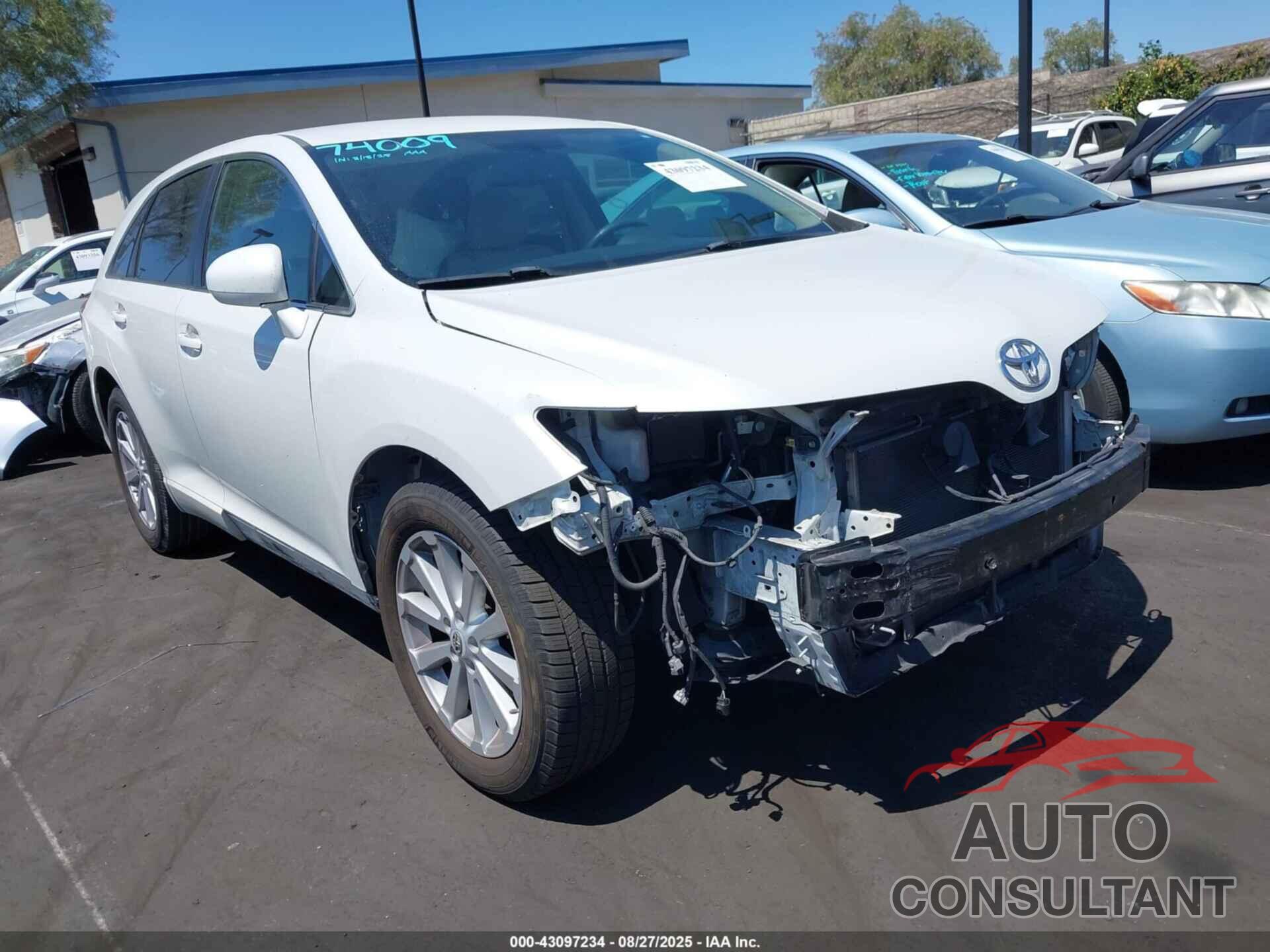 TOYOTA VENZA 2011 - 4T3ZA3BB9BU046963
