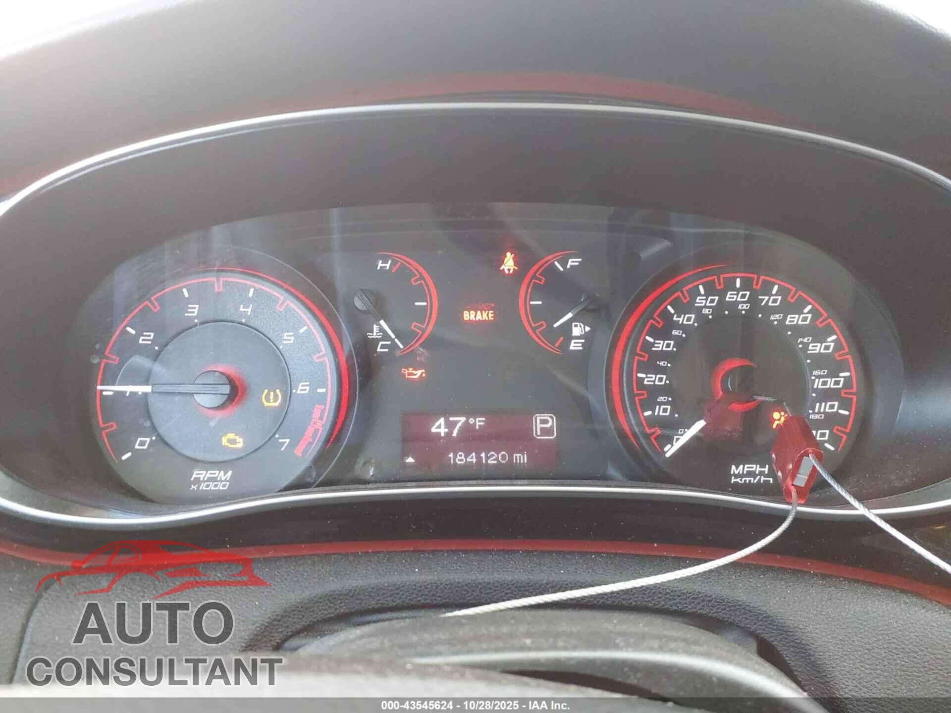 DODGE DART 2015 - 1C3CDFBB7FD174303