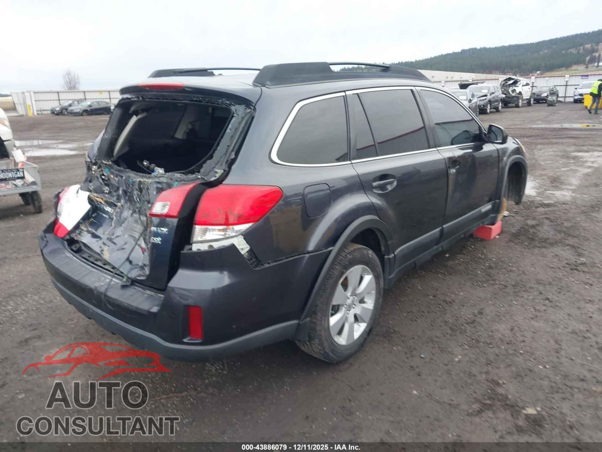 SUBARU OUTBACK 2012 - 4S4BRBCC8C3233381
