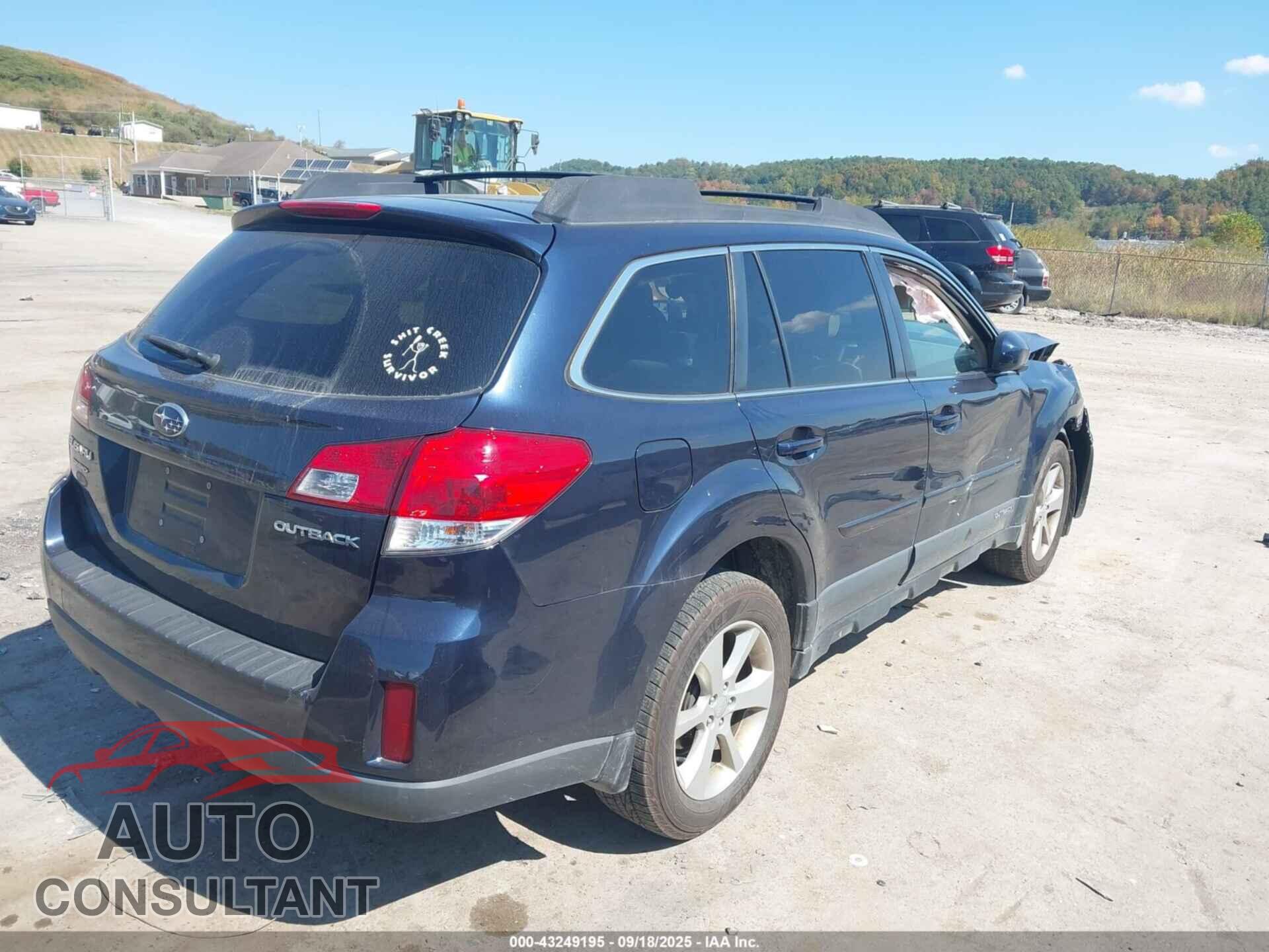 SUBARU OUTBACK 2013 - 4S4BRCCC8D3245201