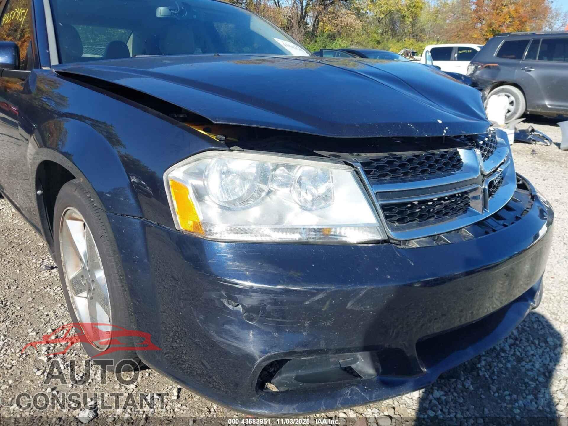 DODGE AVENGER 2011 - 1B3BD2FG8BN576035