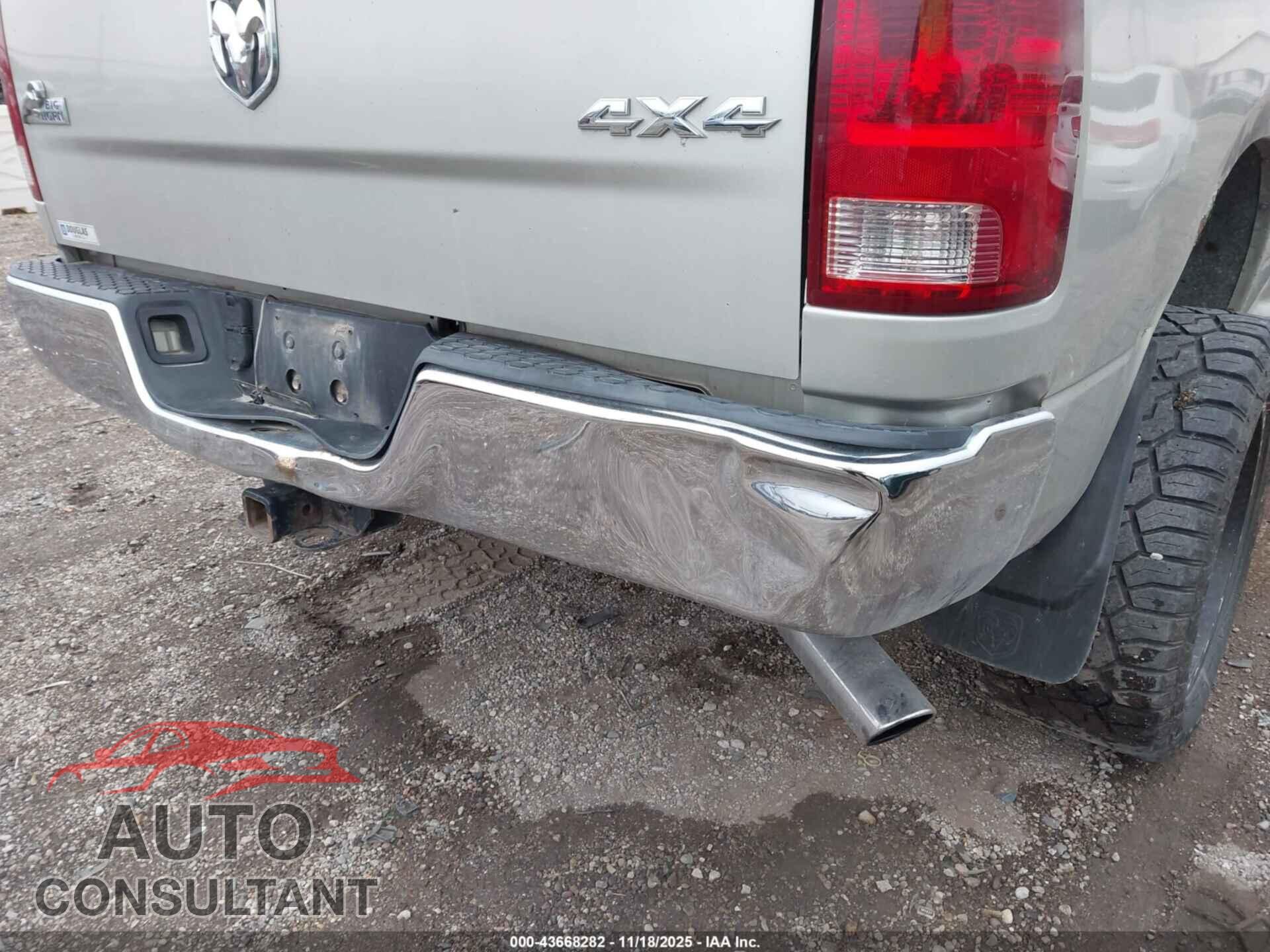 DODGE RAM 2500 2010 - 3D7TT2CTXAG180256