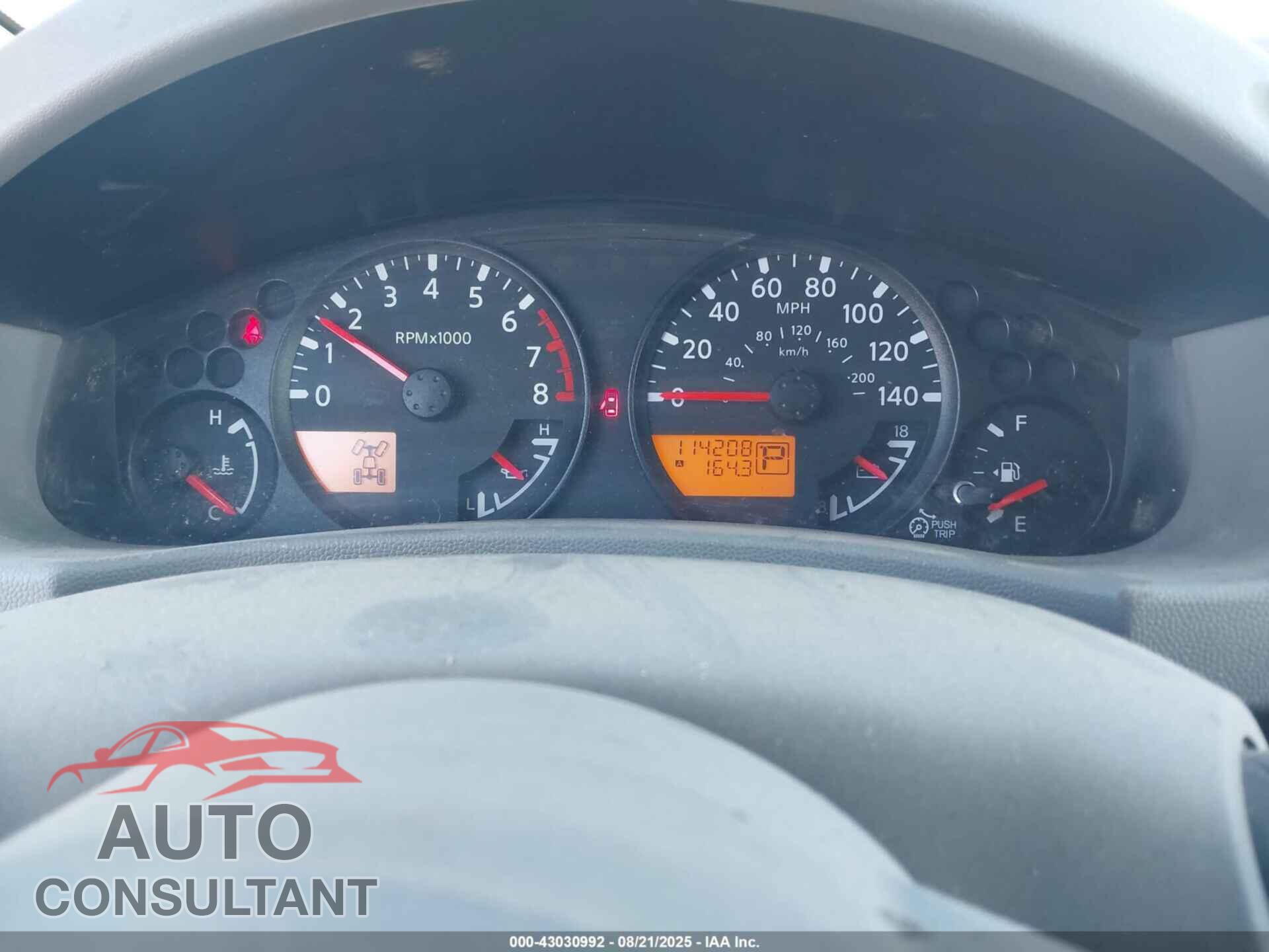 NISSAN FRONTIER 2014 - 1N6AD0EV2EN744249