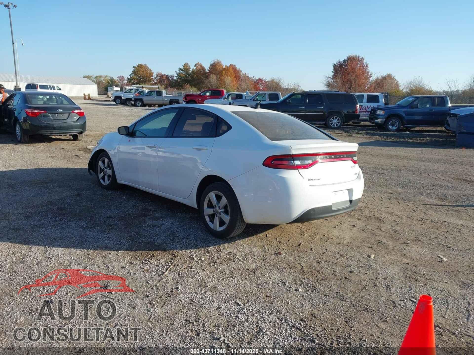 DODGE DART 2015 - 1C3CDFBB9FD253584