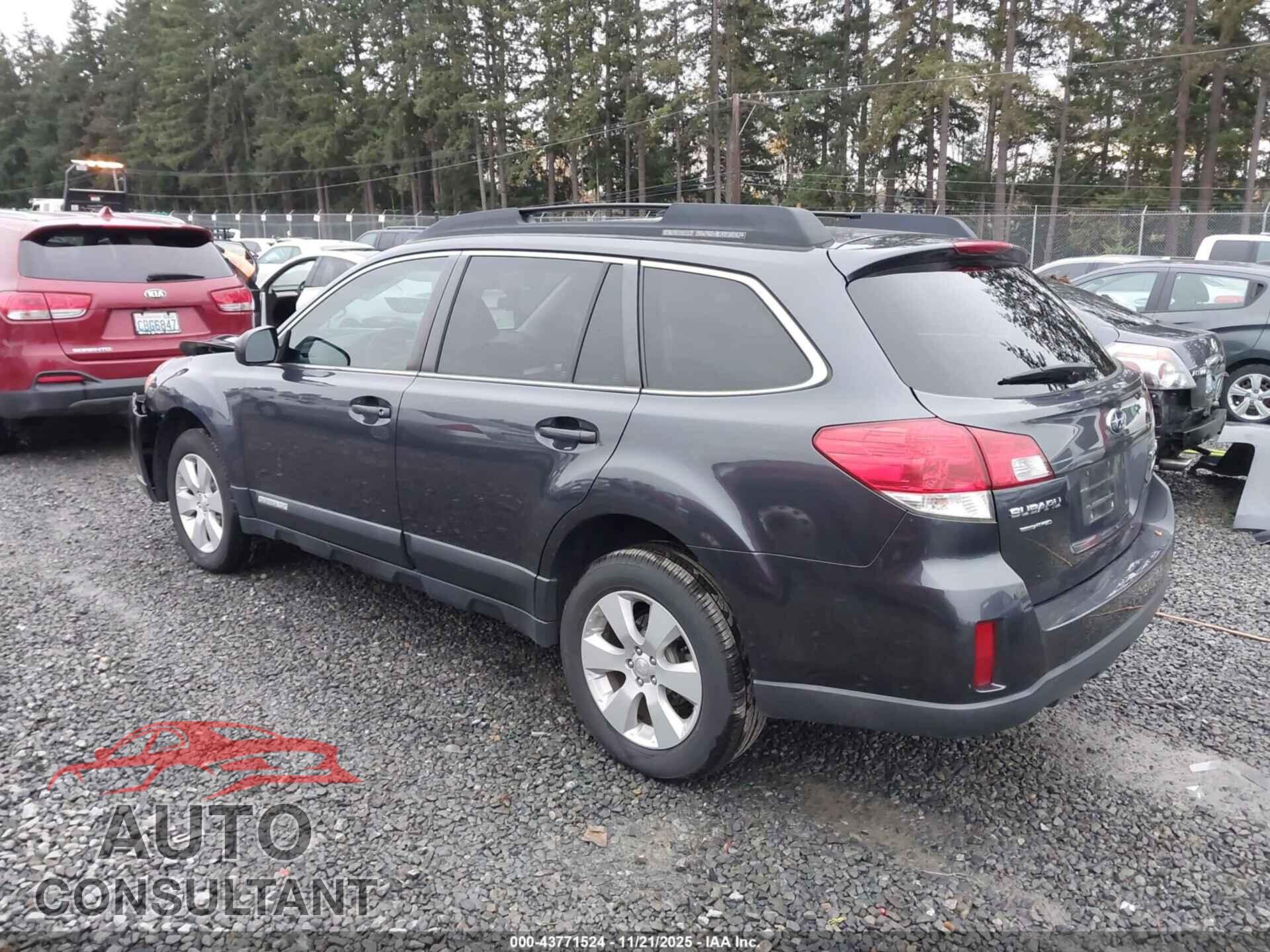 SUBARU OUTBACK 2012 - 4S4BRBCC6C3301757