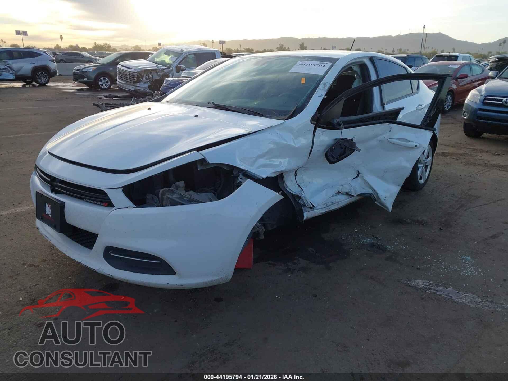 DODGE DART 2015 - 1C3CDFBB1FD314894