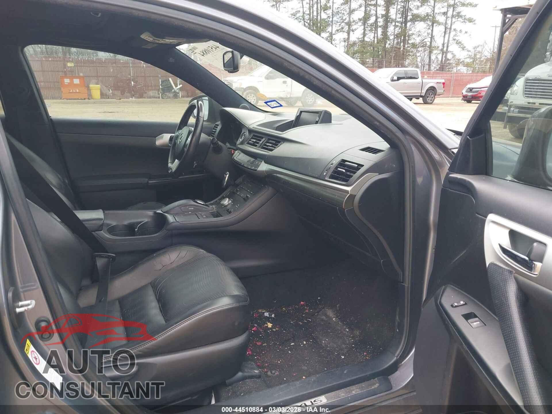 LEXUS CT 200H 2012 - JTHKD5BH8C2088655