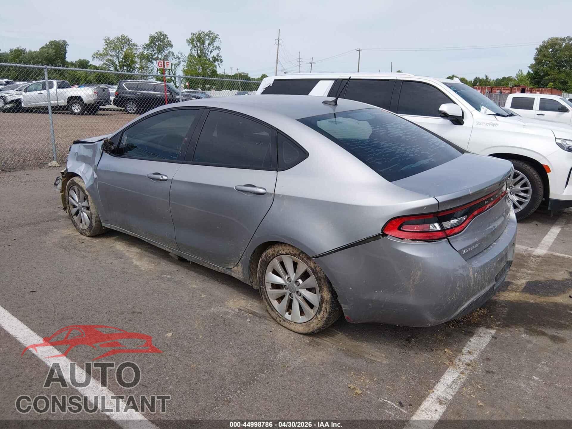 DODGE DART 2014 - 1C3CDFBB4ED867330