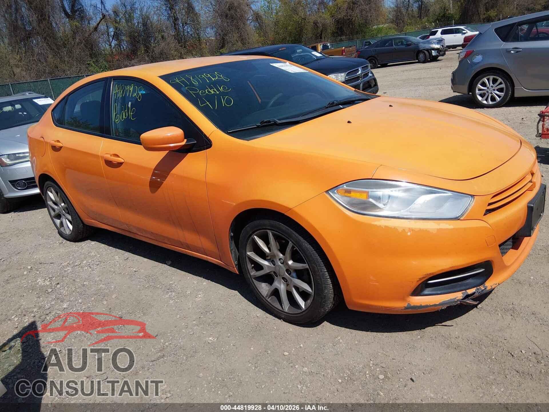 DODGE DART 2013 - 1C3CDFBH2DD312282