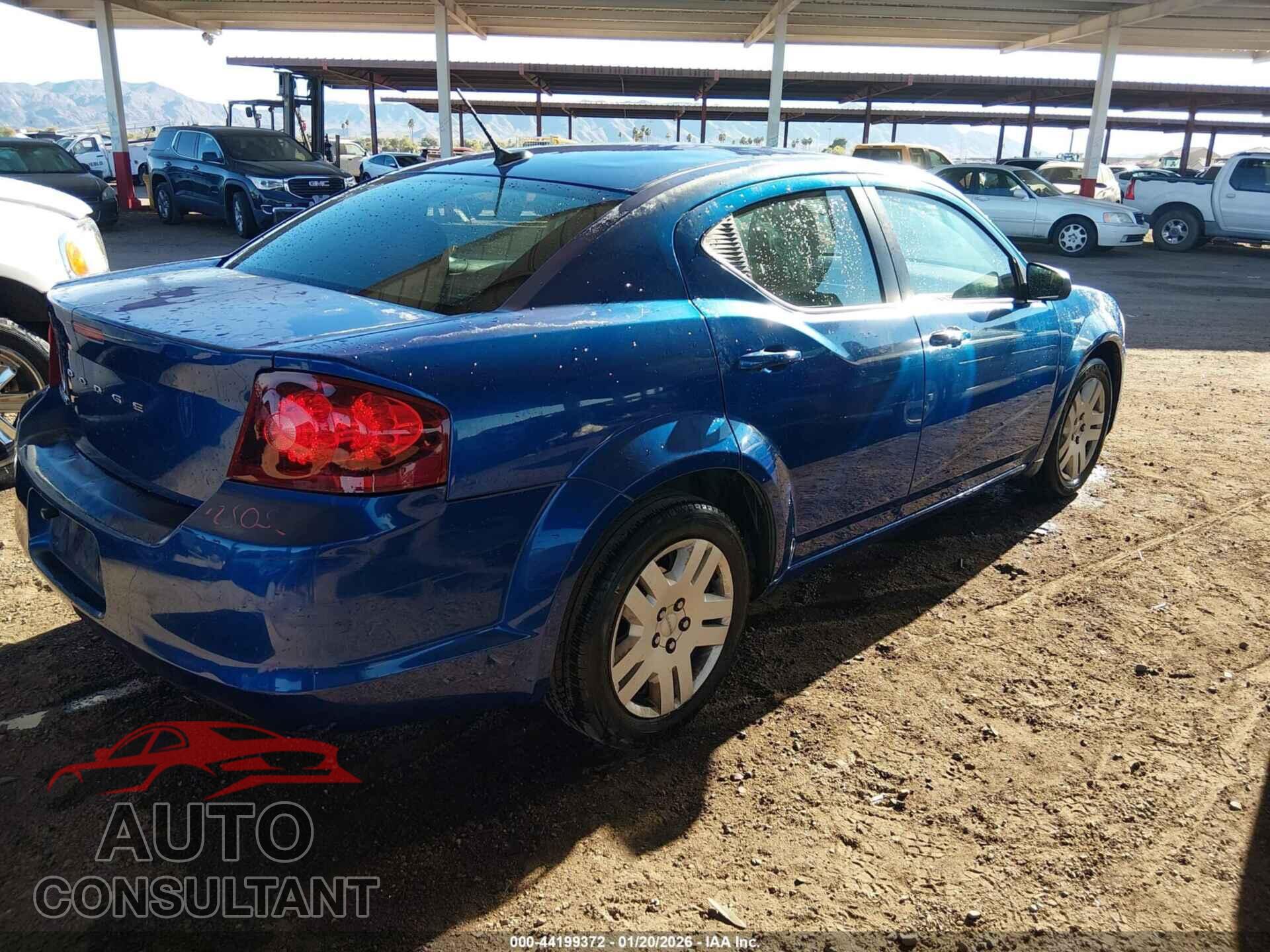 DODGE AVENGER 2013 - 1C3CDZAB1DN756732