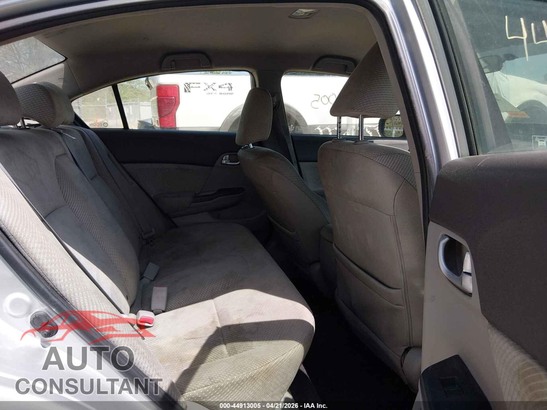 HONDA CIVIC HYBRID 2012 - JHMFB4F21CS008765