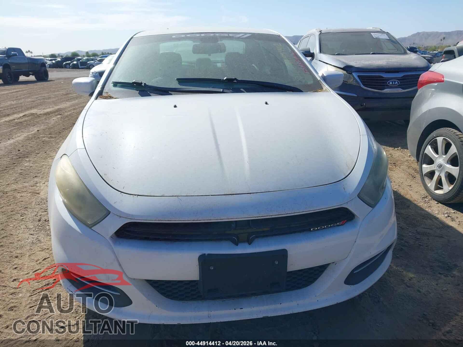 DODGE DART 2015 - 1C3CDFBB6FD144547