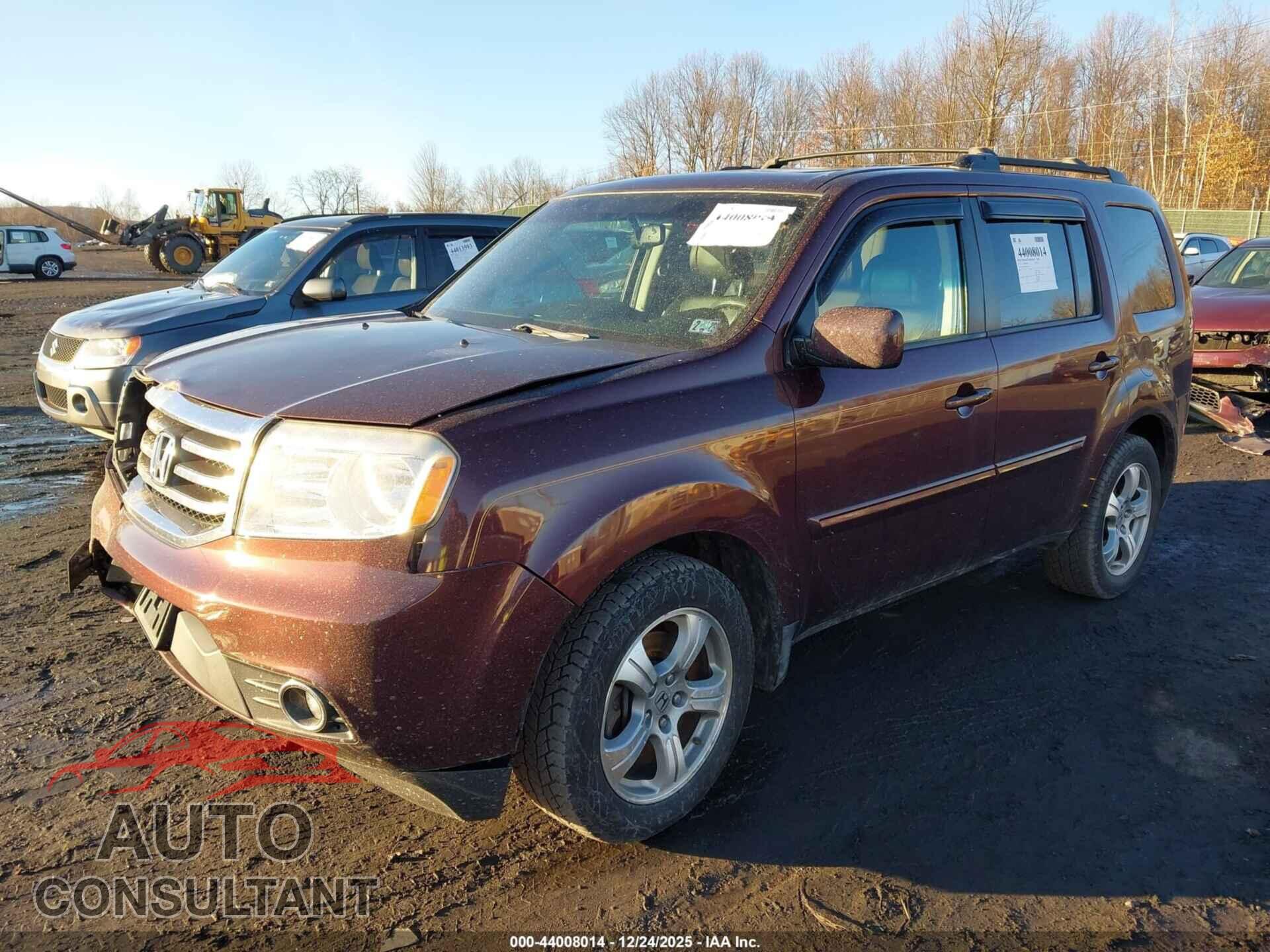 HONDA PILOT 2012 - 5FNYF4H56CB051016