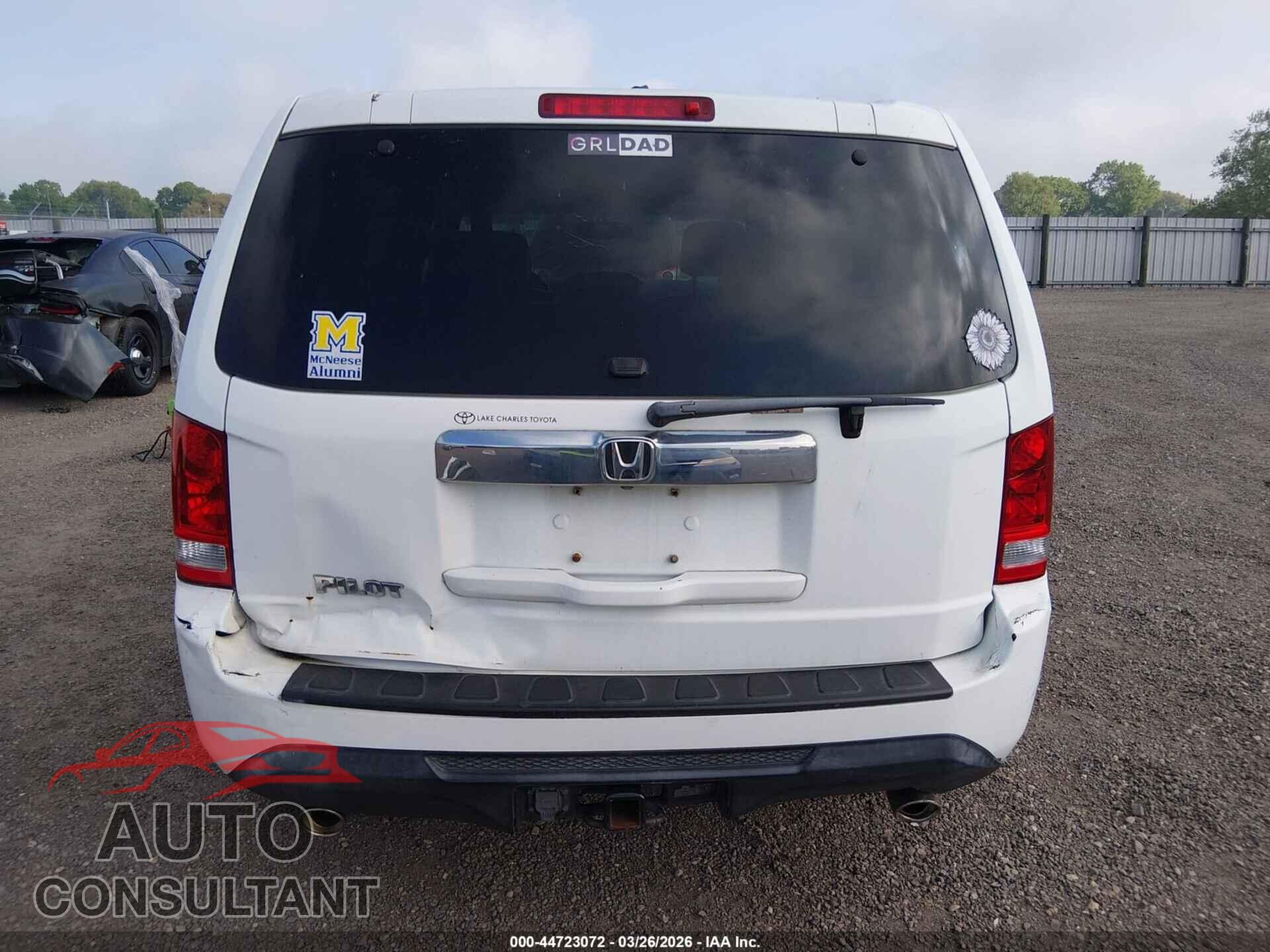 HONDA PILOT 2013 - 5FNYF3H56DB036107