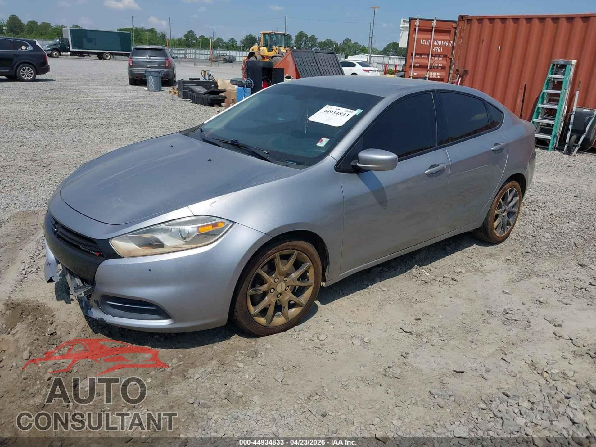DODGE DART 2016 - 1C3CDFAA4GD533598