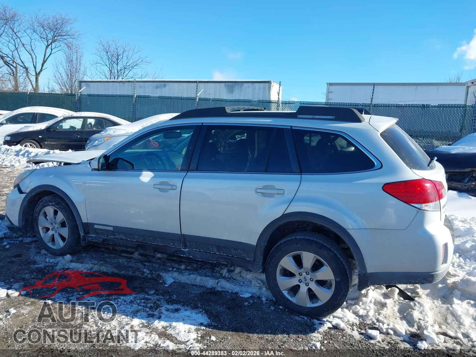 SUBARU OUTBACK 2011 - 4S4BRBKC2B3437092