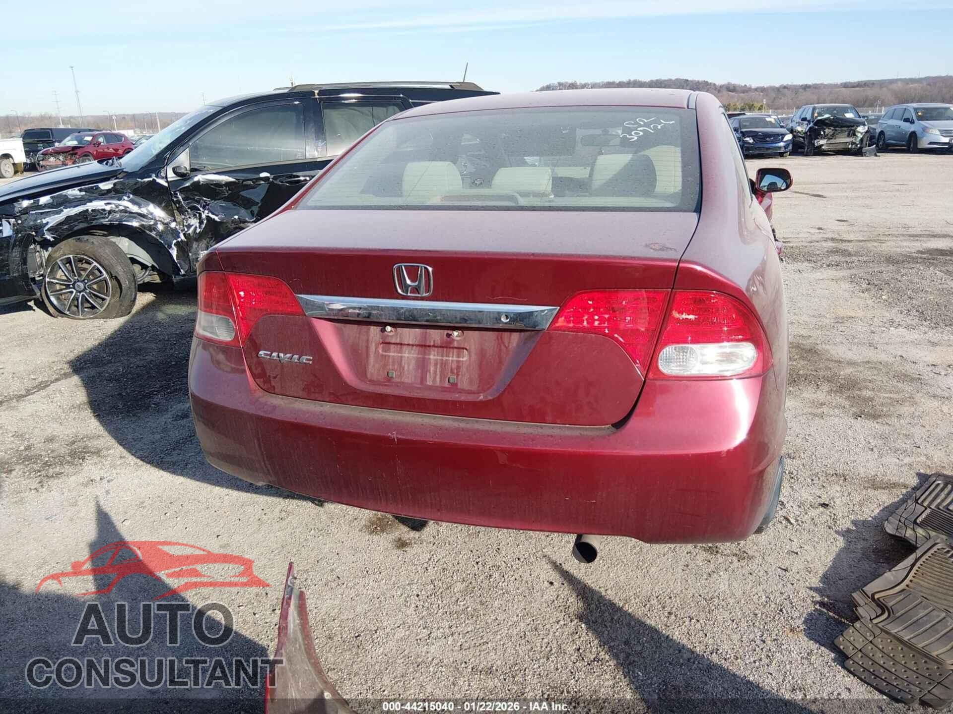 HONDA CIVIC 2009 - 19XFA16589E005709