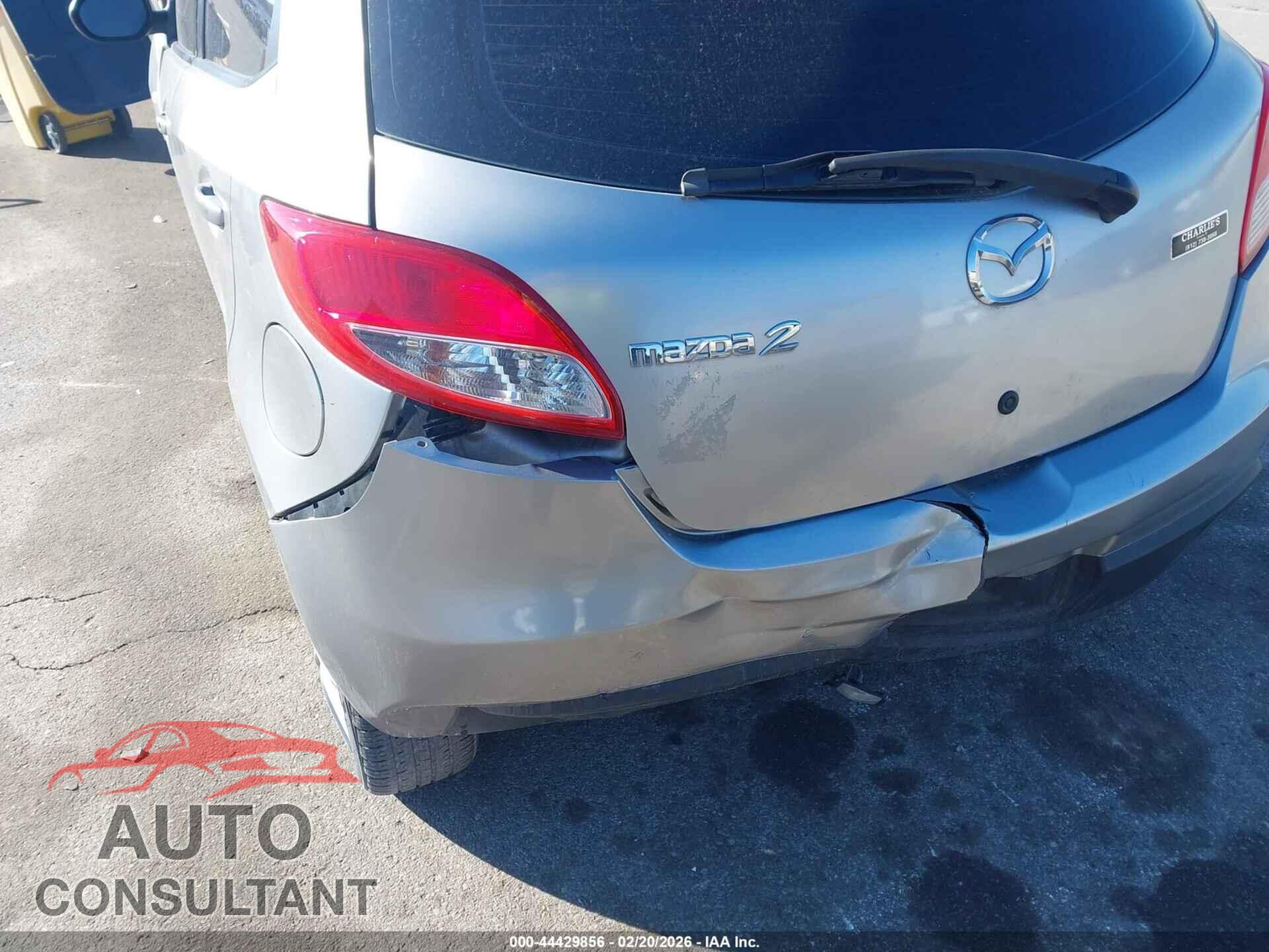 MAZDA MAZDA2 2011 - JM1DE1HY3B0103368