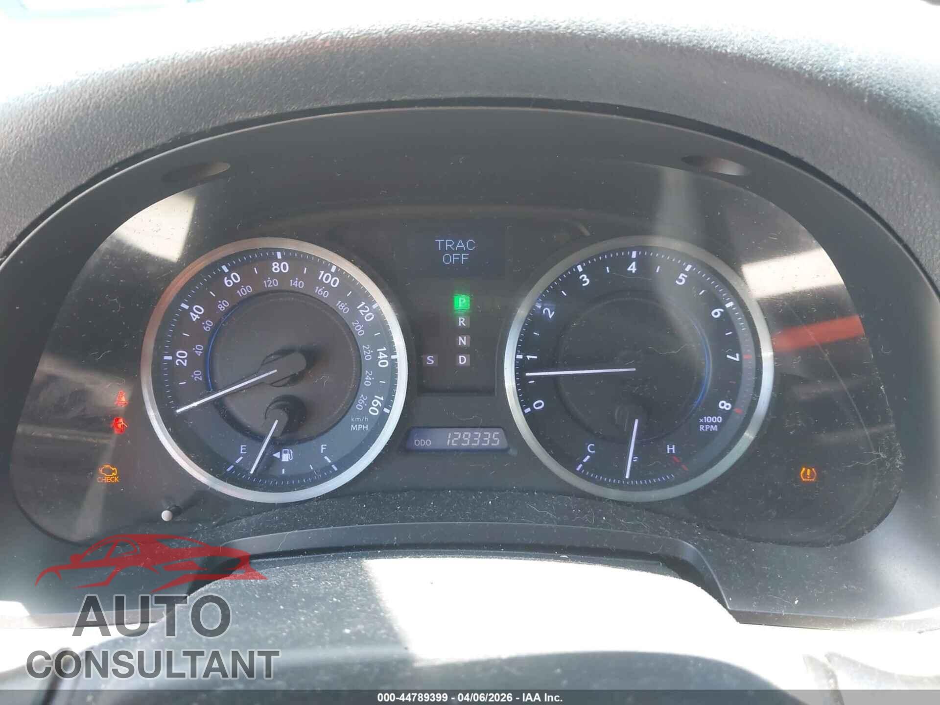 LEXUS IS 250 2012 - JTHBF5C23C5176595