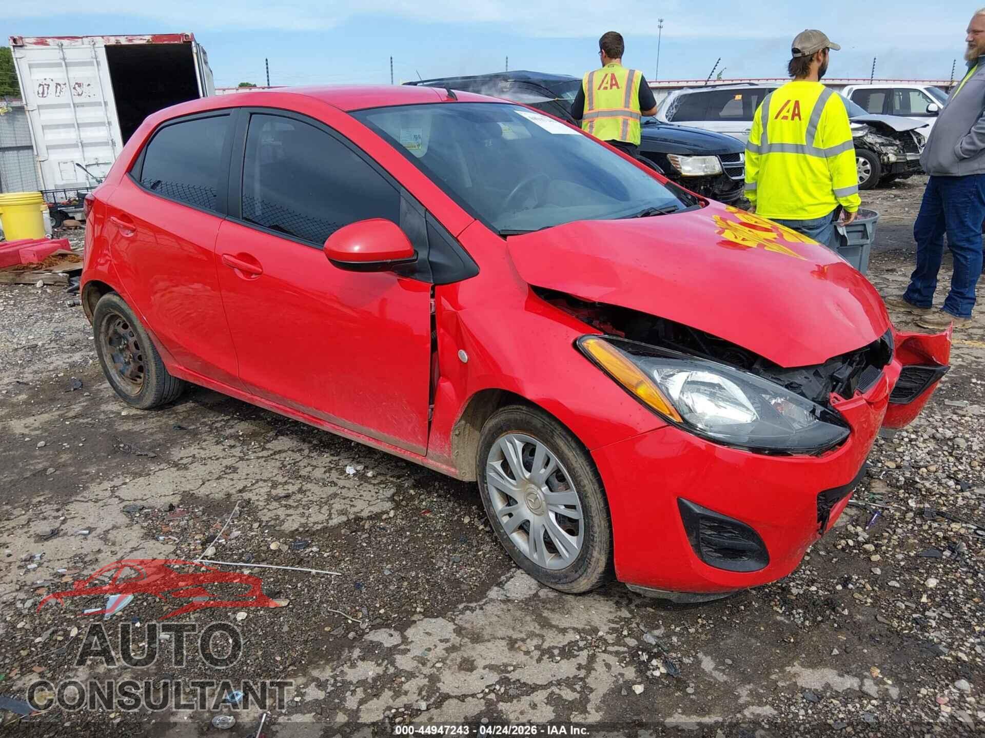 MAZDA MAZDA2 2011 - JM1DE1HY7B0116950