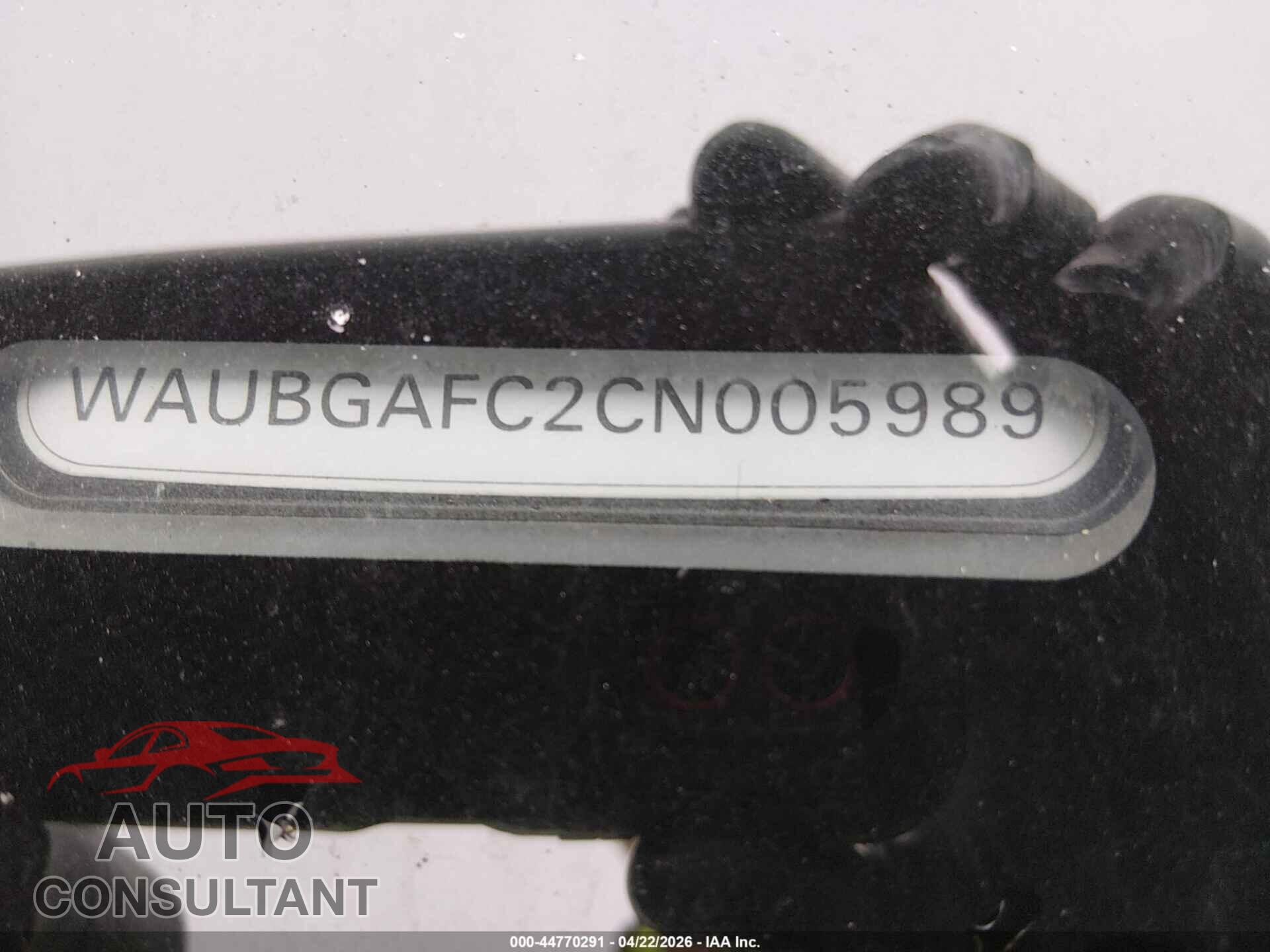 AUDI A6 2012 - WAUBGAFC2CN005989