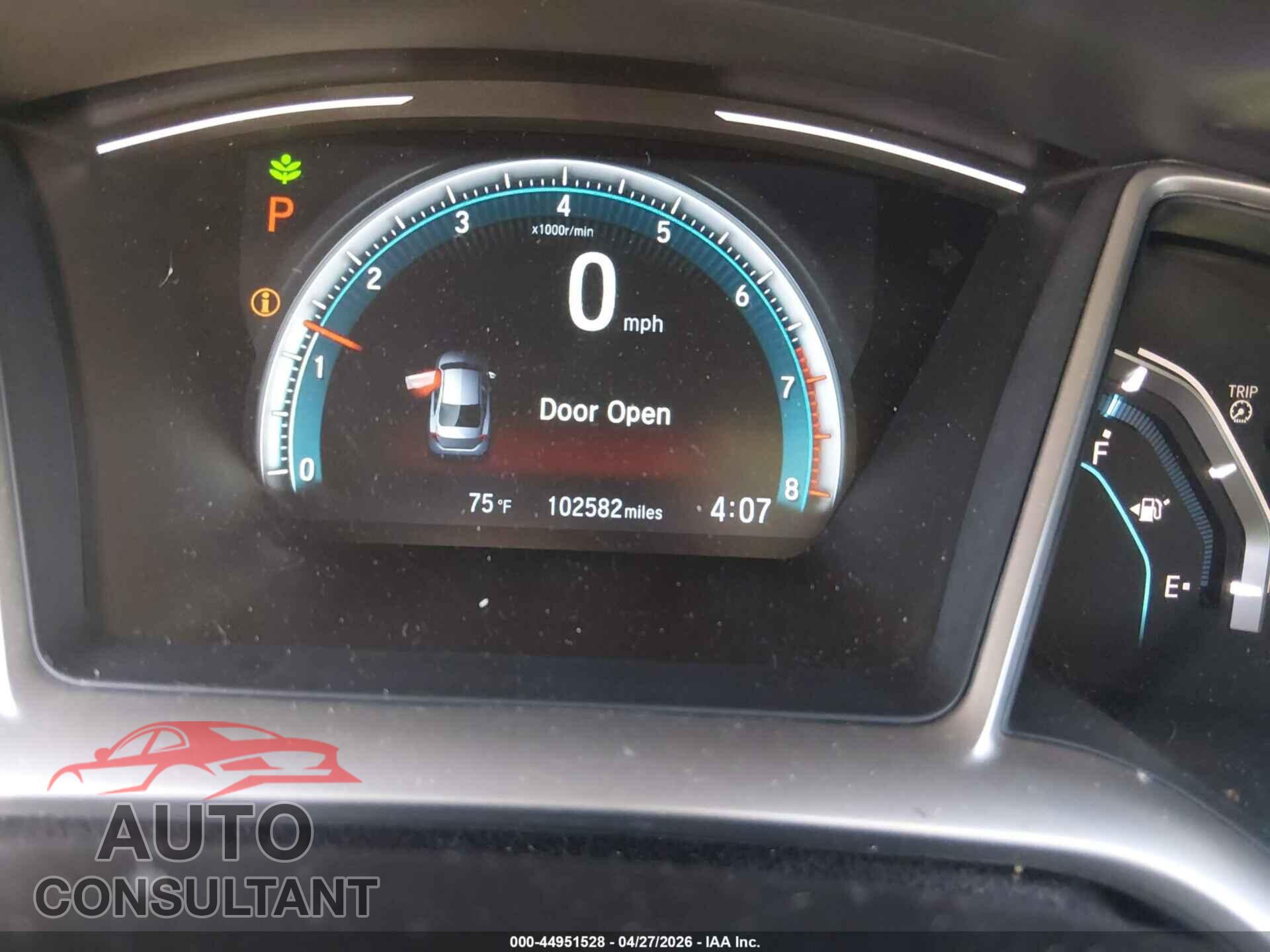 HONDA CIVIC 2017 - 19XFC2F77HE006334