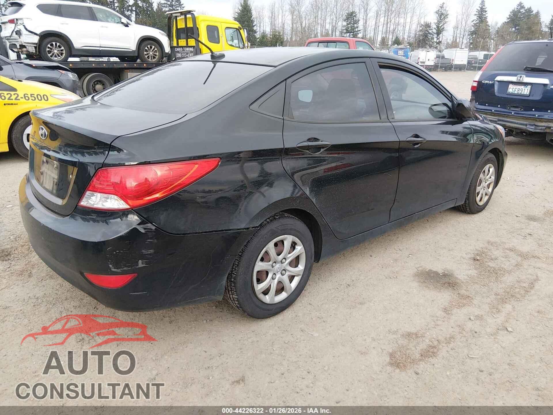HYUNDAI ACCENT 2014 - KMHCT4AE8EU743703