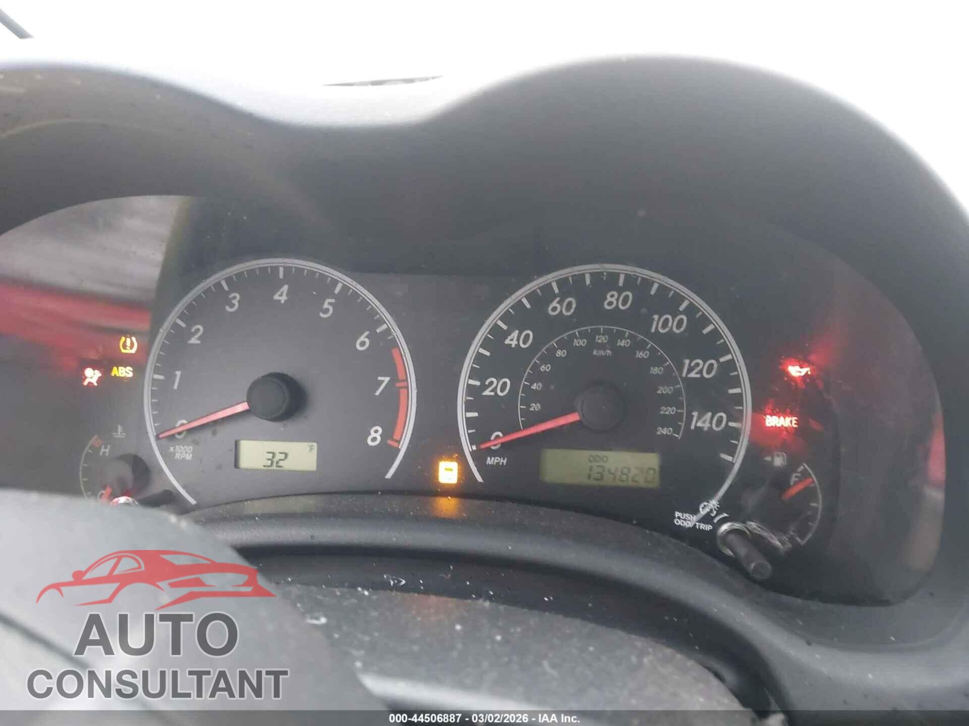 TOYOTA COROLLA 2013 - 5YFBU4EE8DP124005