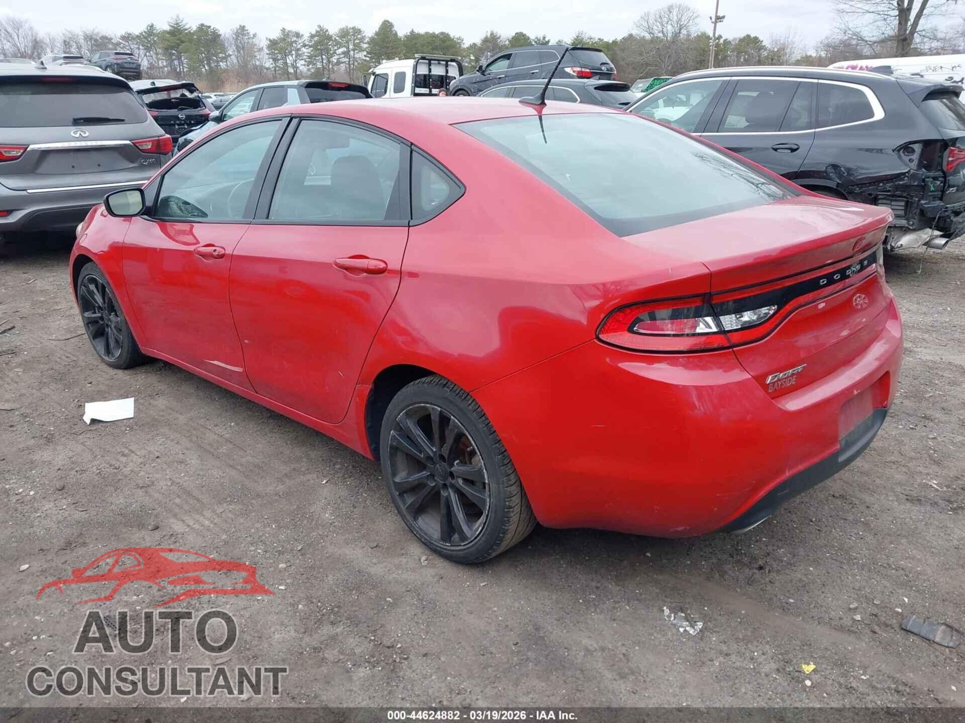 DODGE DART 2016 - 1C3CDFBB6GD505521