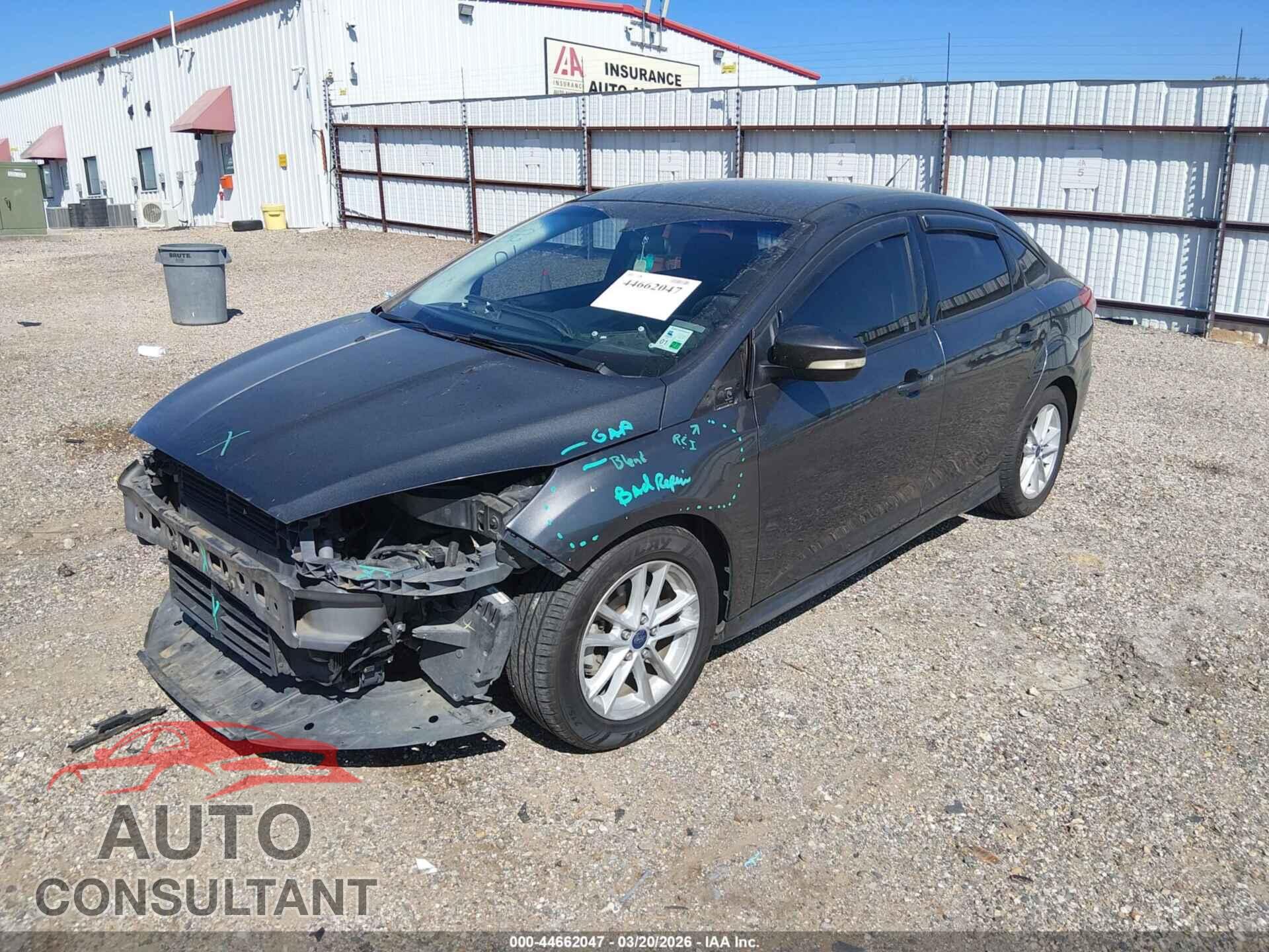 FORD FOCUS 2016 - 1FADP3F20GL391012
